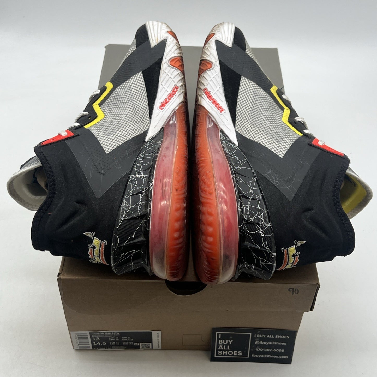 Size 13 - Nike Space Jam x LeBron 18 Low Sylvester x Tweety (CV7562-103)