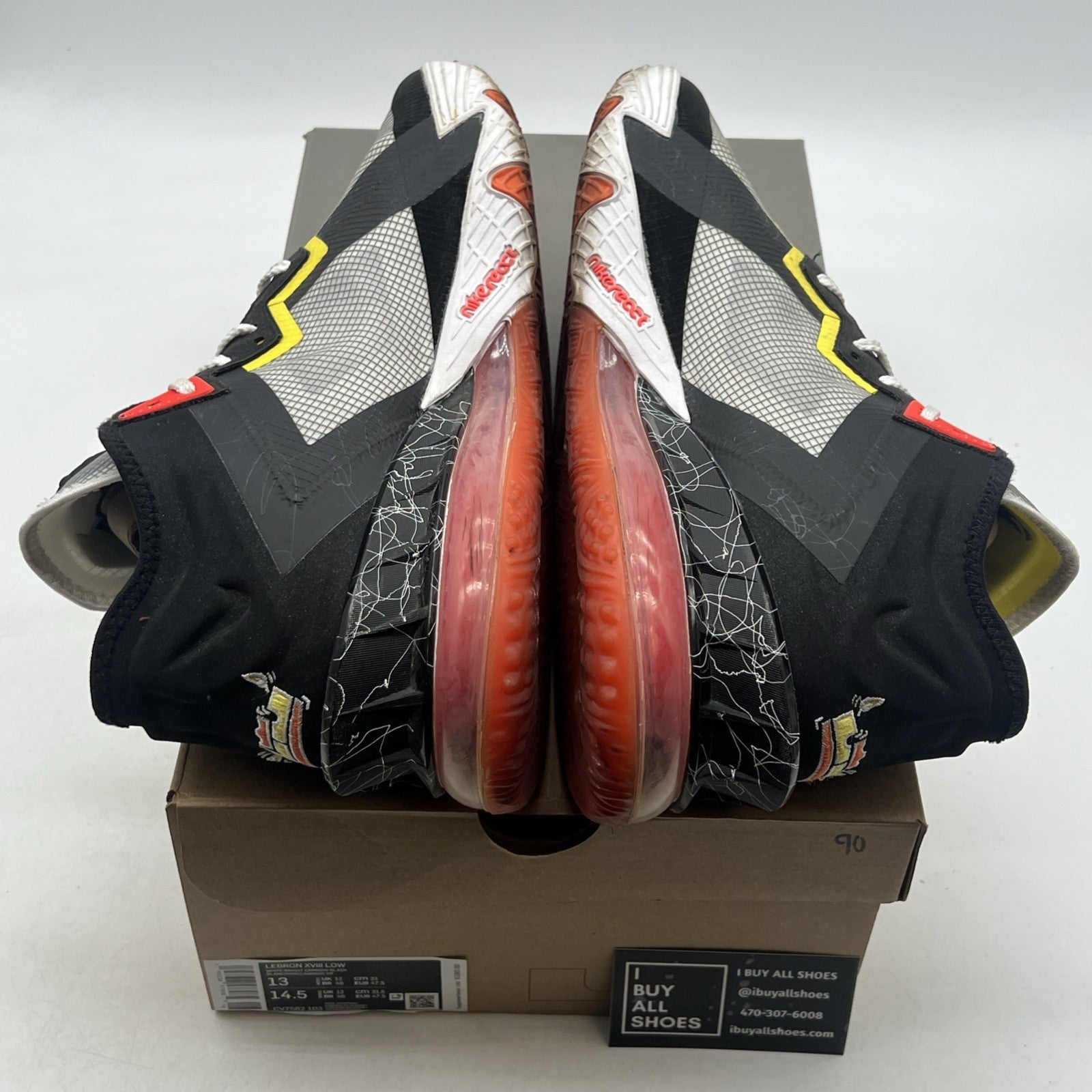 Size 13 - Nike Space Jam x LeBron 18 Low Sylvester x Tweety (CV7562-103)