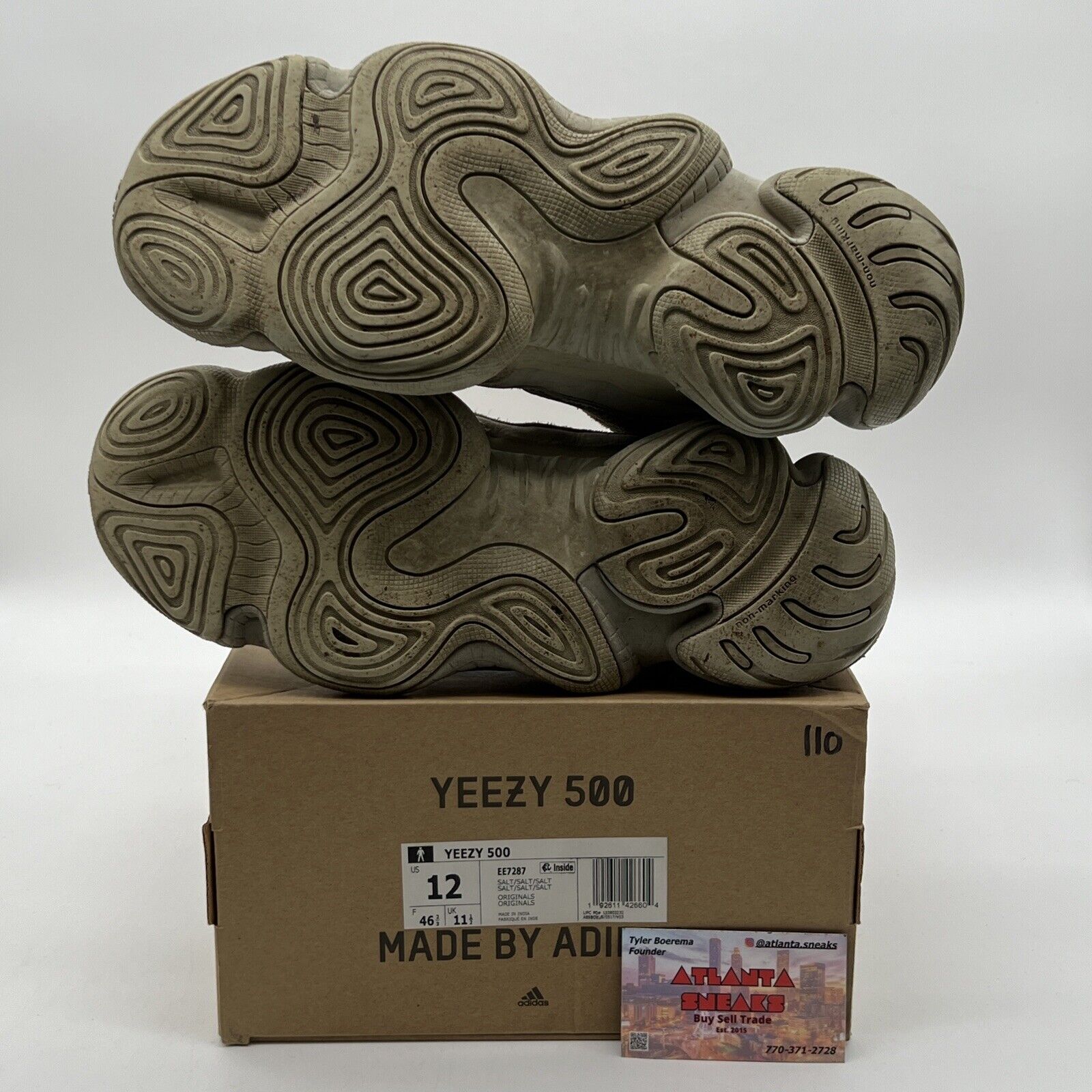 Size 12 - adidas Yeezy 500 Salt Suede (EE7287)