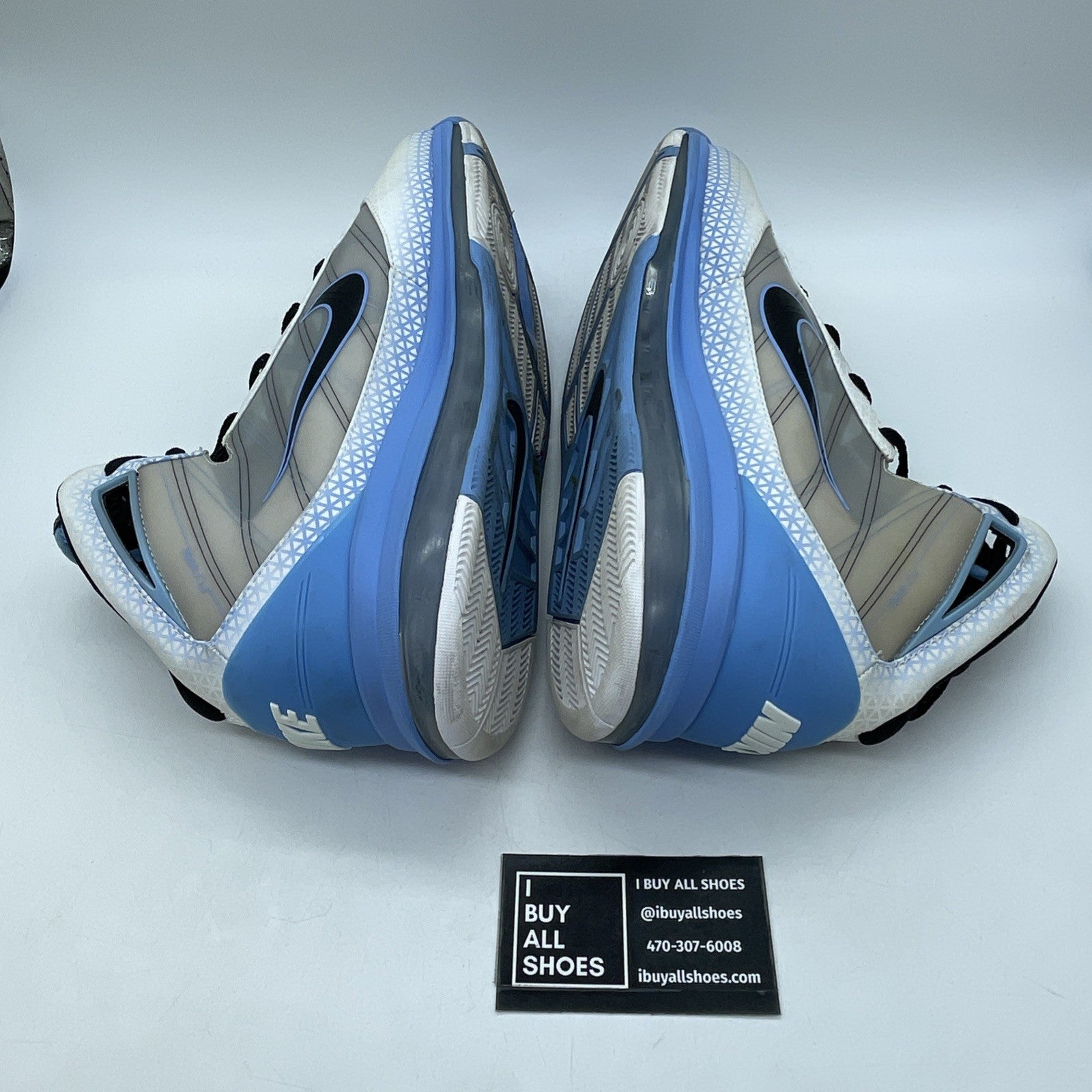 Size 11 - Nike Air Max Hyperize Pop White Blue Black Leather (395722-100)