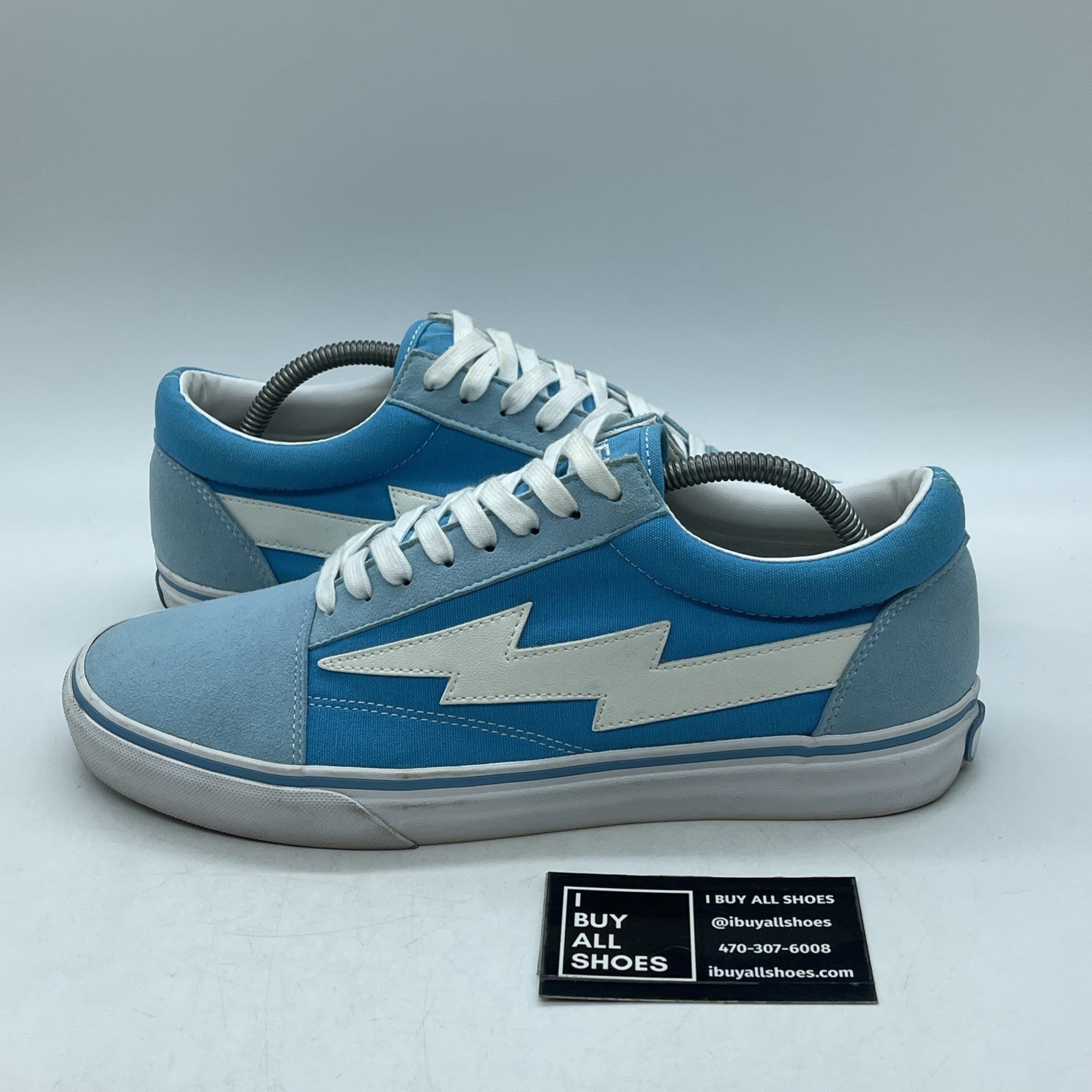 Size 11 - Revenge x Storm “LA Blue” White Suede Leather (R588977-001)