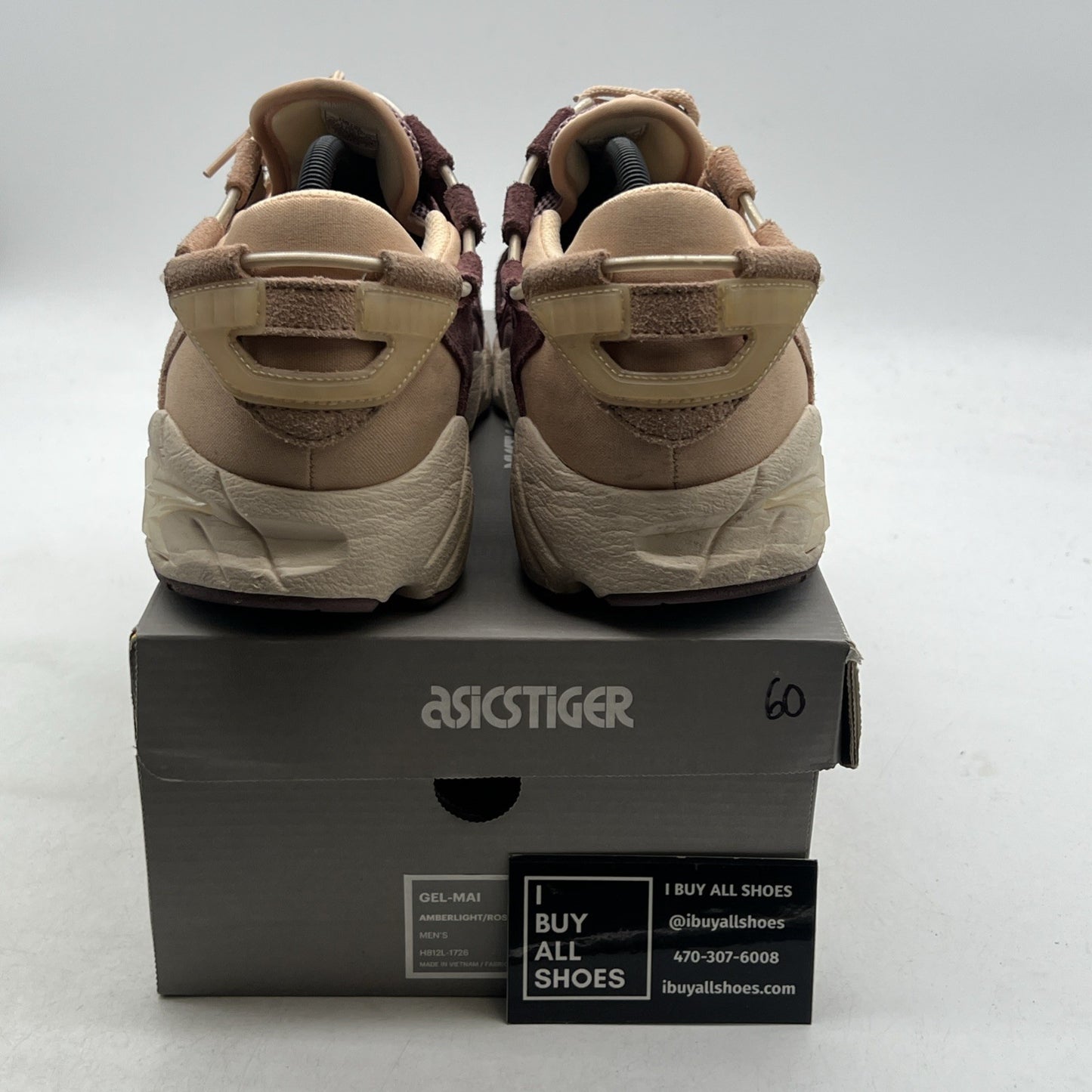 Size 11.5 - Asics Gel Mai Amberlight Rose Taupe Beige (H812L-1726)