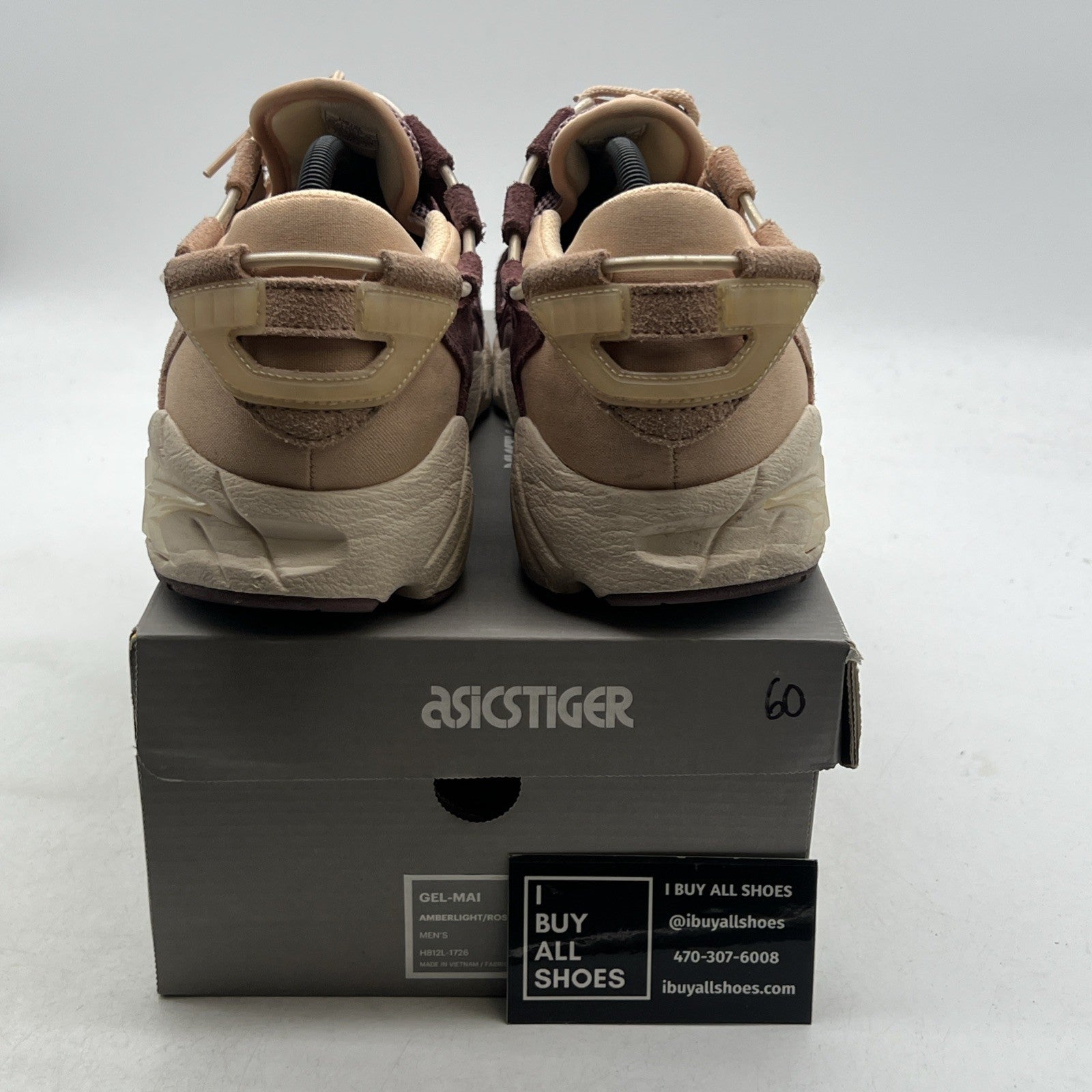 Size 11.5 - Asics Gel Mai Amberlight Rose Taupe Beige (H812L-1726)