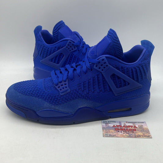 Size 12 - Air Jordan 4 Retro Flyknit Hyper Royal (AQ3559-400)