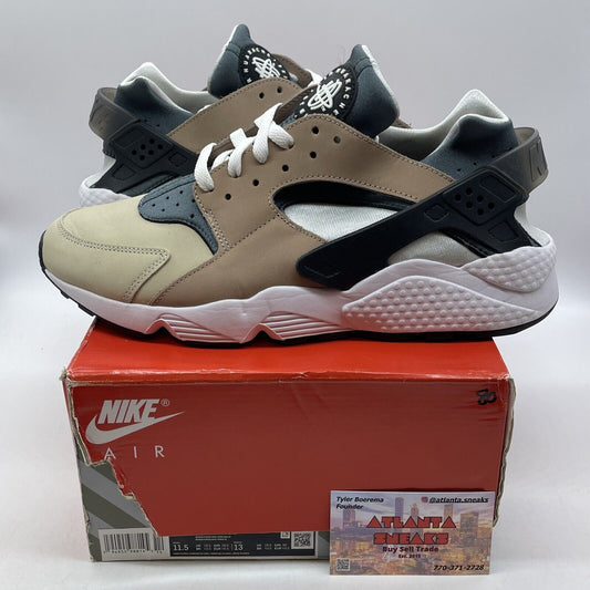 Size 11.5 - Nike Air Huarache OG Escape Brown Black Suede Leather (DH9532-201)