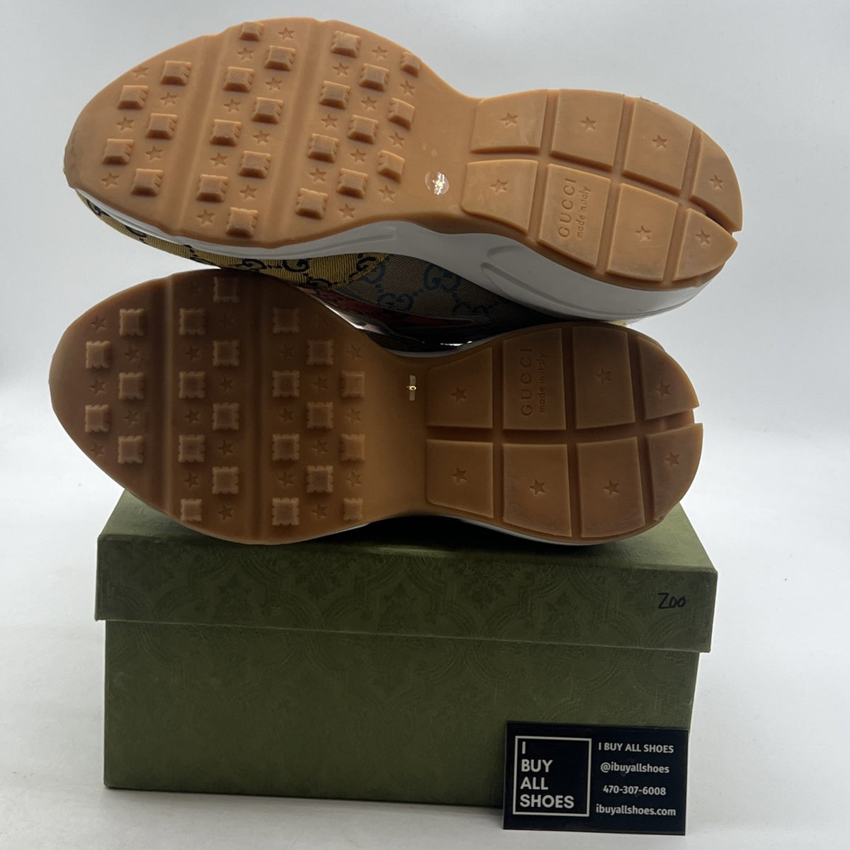 Size 8G - Gucci GG Rhyton Sneakers Multicolor Canvas Fabric