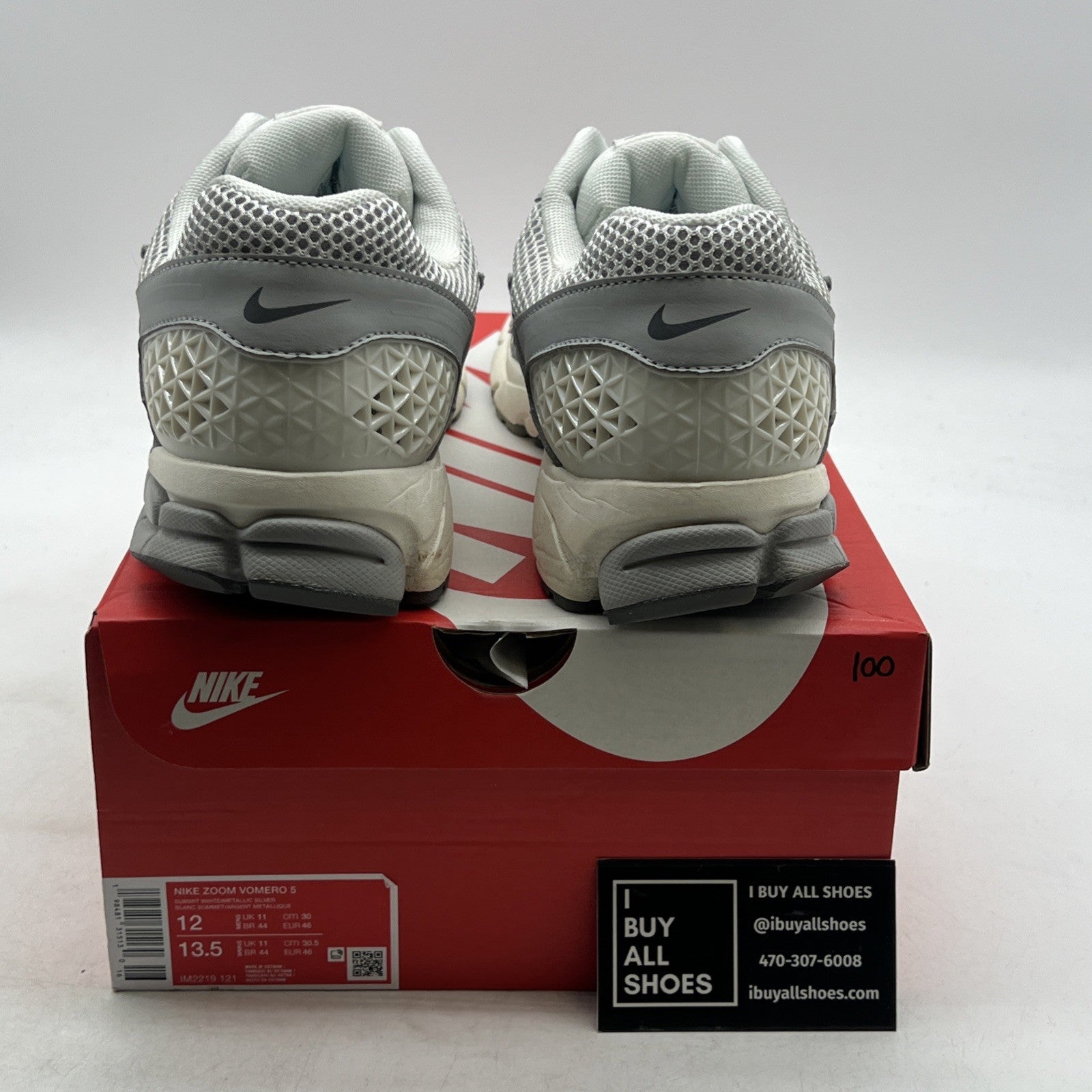 Size 12 - Nike Air Zoom Vomero 5 Summit White Metallic Silver (IM2219-121)