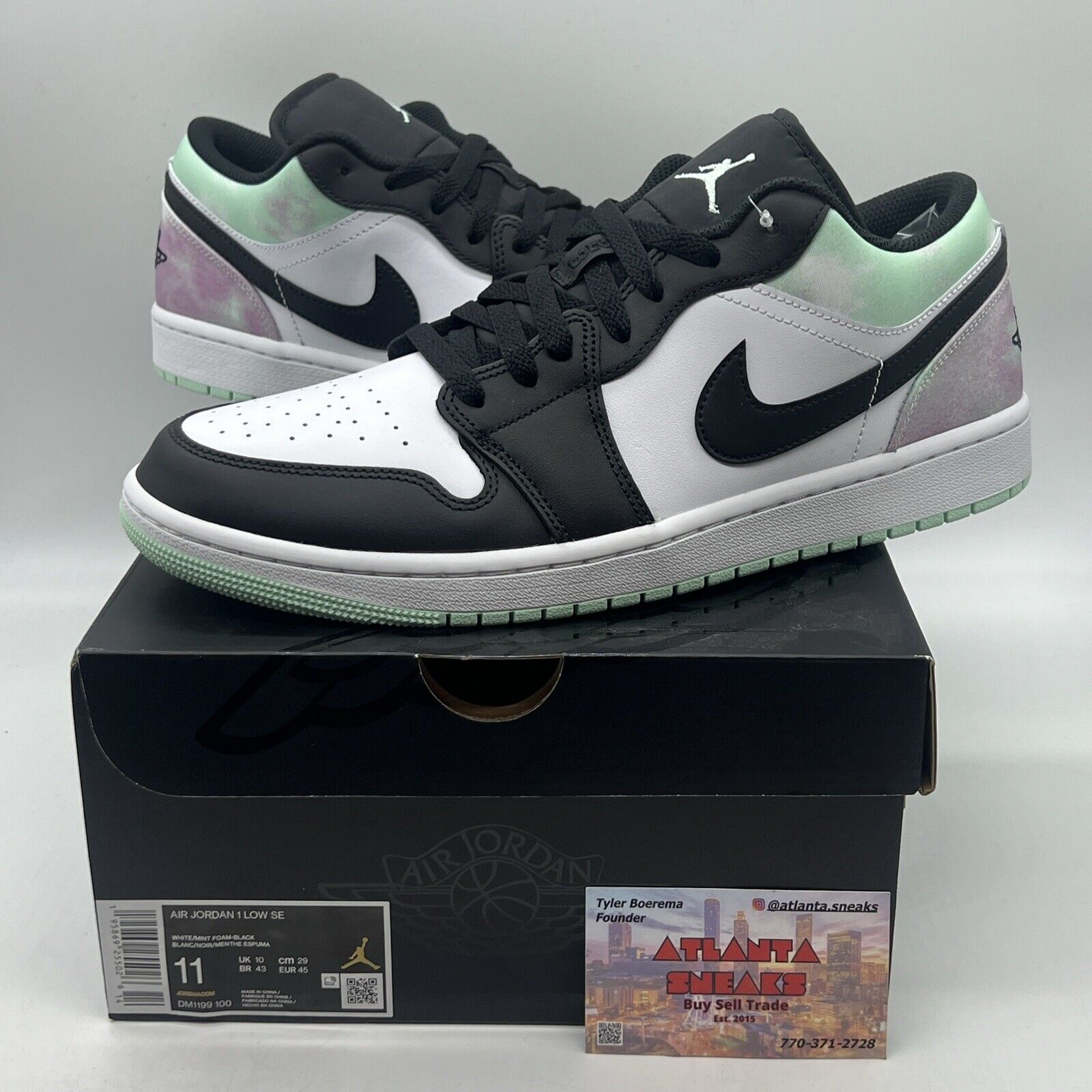 Size 11 - Jordan 1 Low SE Tie Dye Brand New Og All