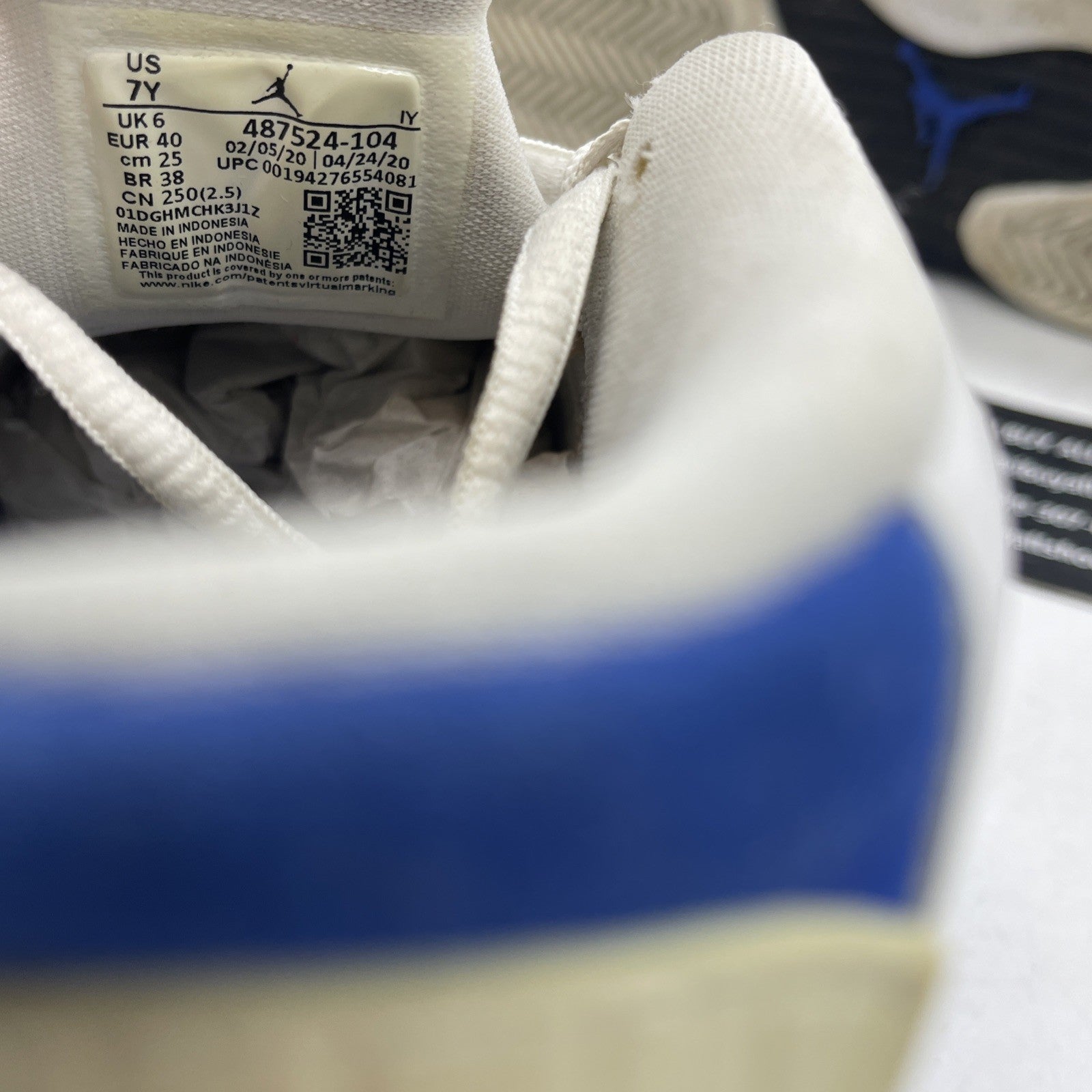 Size 7Y - Air Jordan 14 Retro Hyper Royal (487524-104)