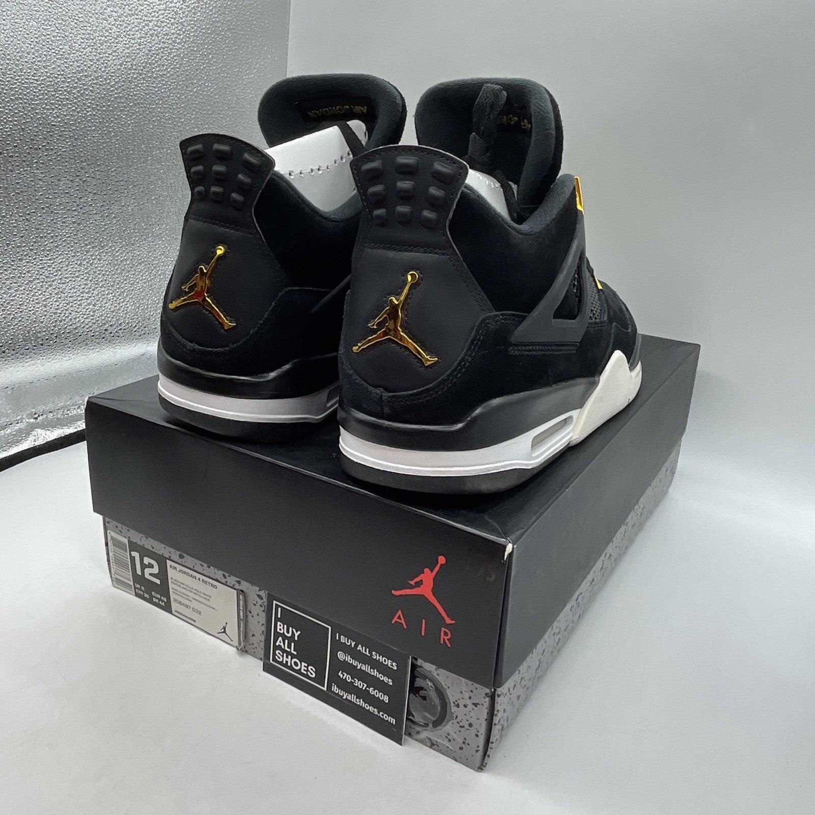 Size 12 - Air Jordan 4 Retro Royalty 2017 (308497-032)