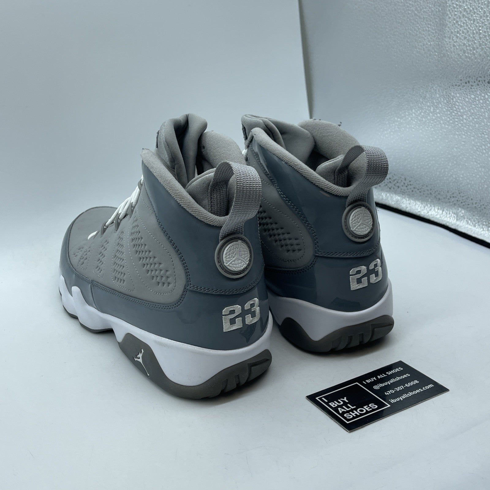 Size 13 - Air Jordan 9 Retro 2012 Cool Grey Suede Leather (302370-015)