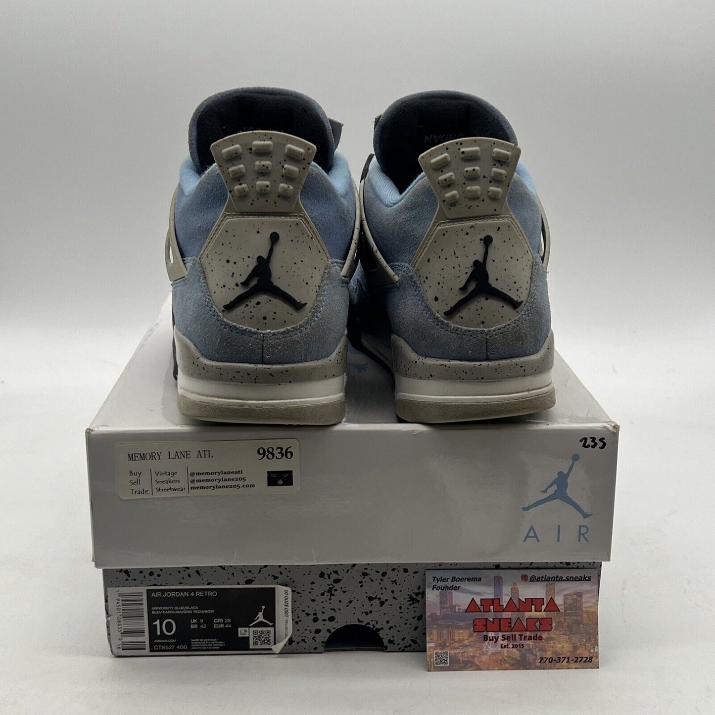 Size 10 - Air Jordan 4 Retro Mid University Blue (CT8527-400)