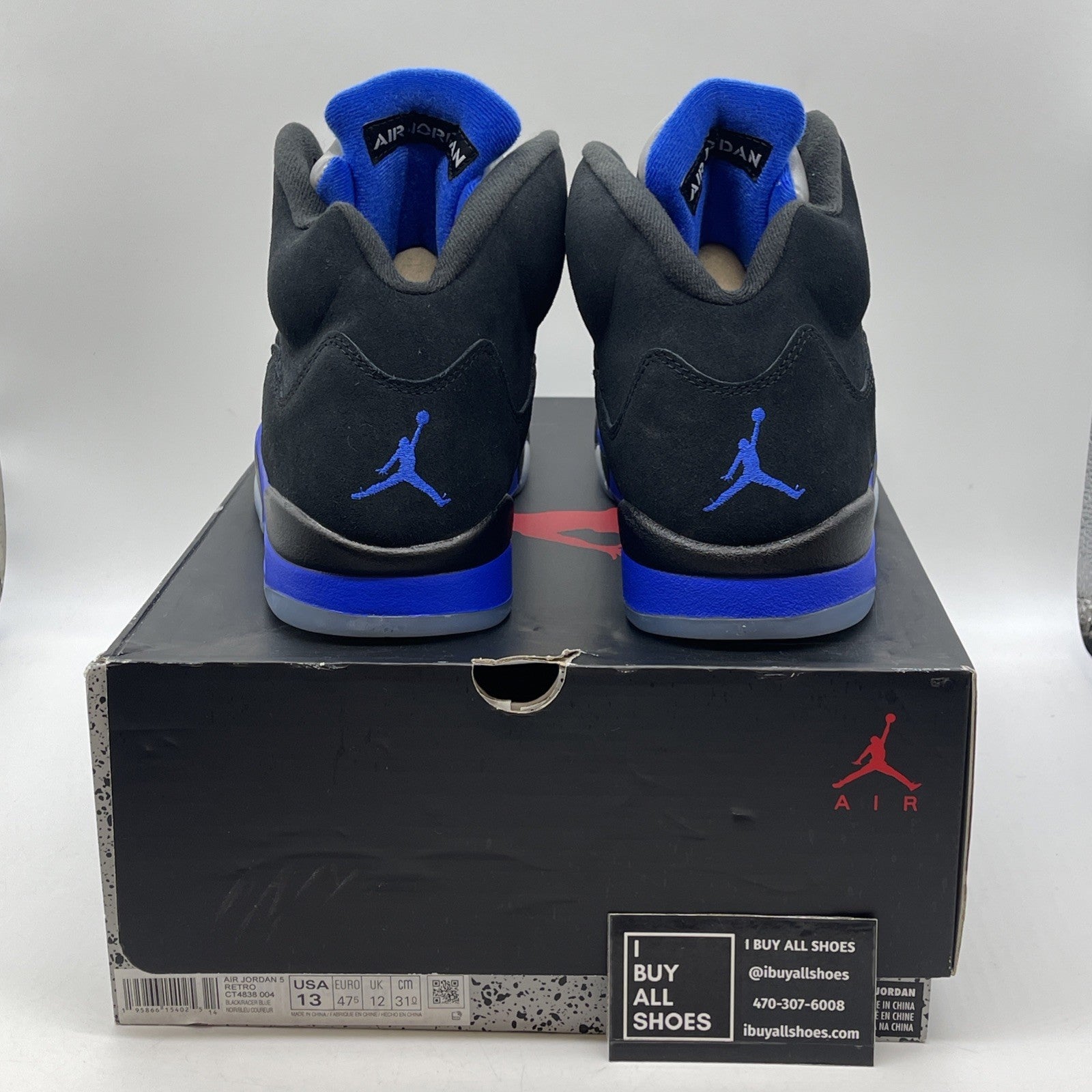 Size 13 - Air Jordan 5 Retro Mid Racer Blue (CT4838-004)