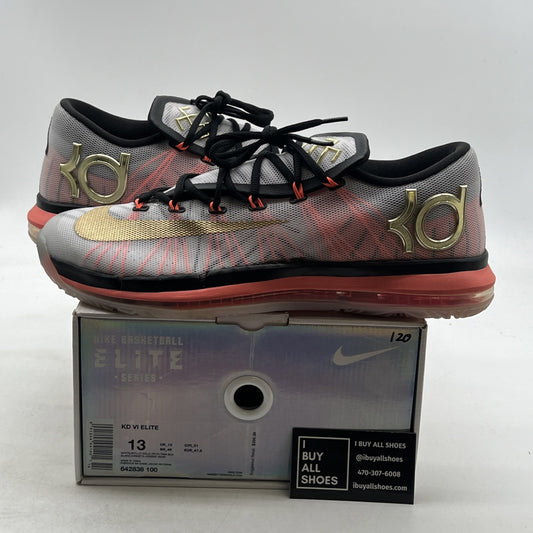 Size 13 - Nike KD 6 Elite Gold - (642838-100)
