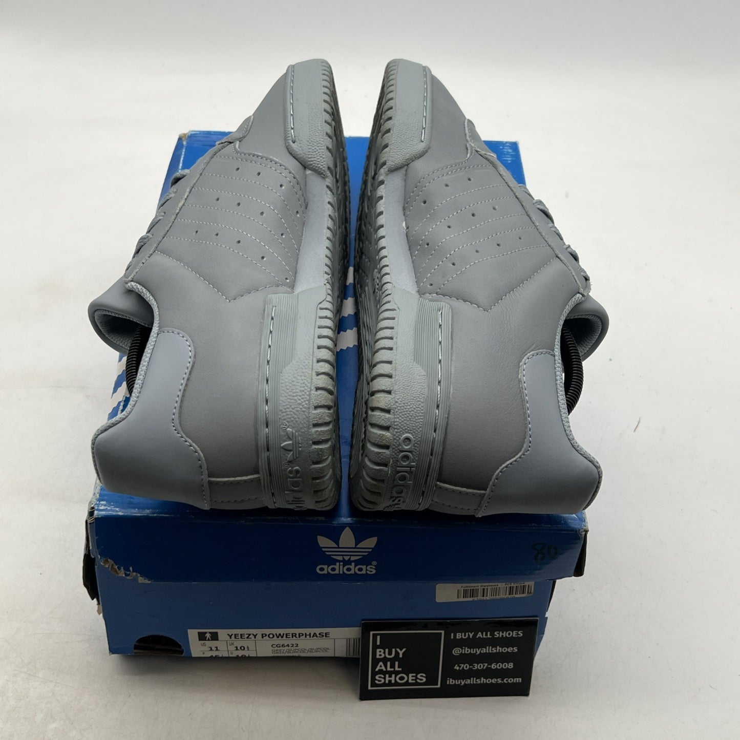 Size 11 - adidas Yeezy PowerPhase Calabasas Grey (CG6422)