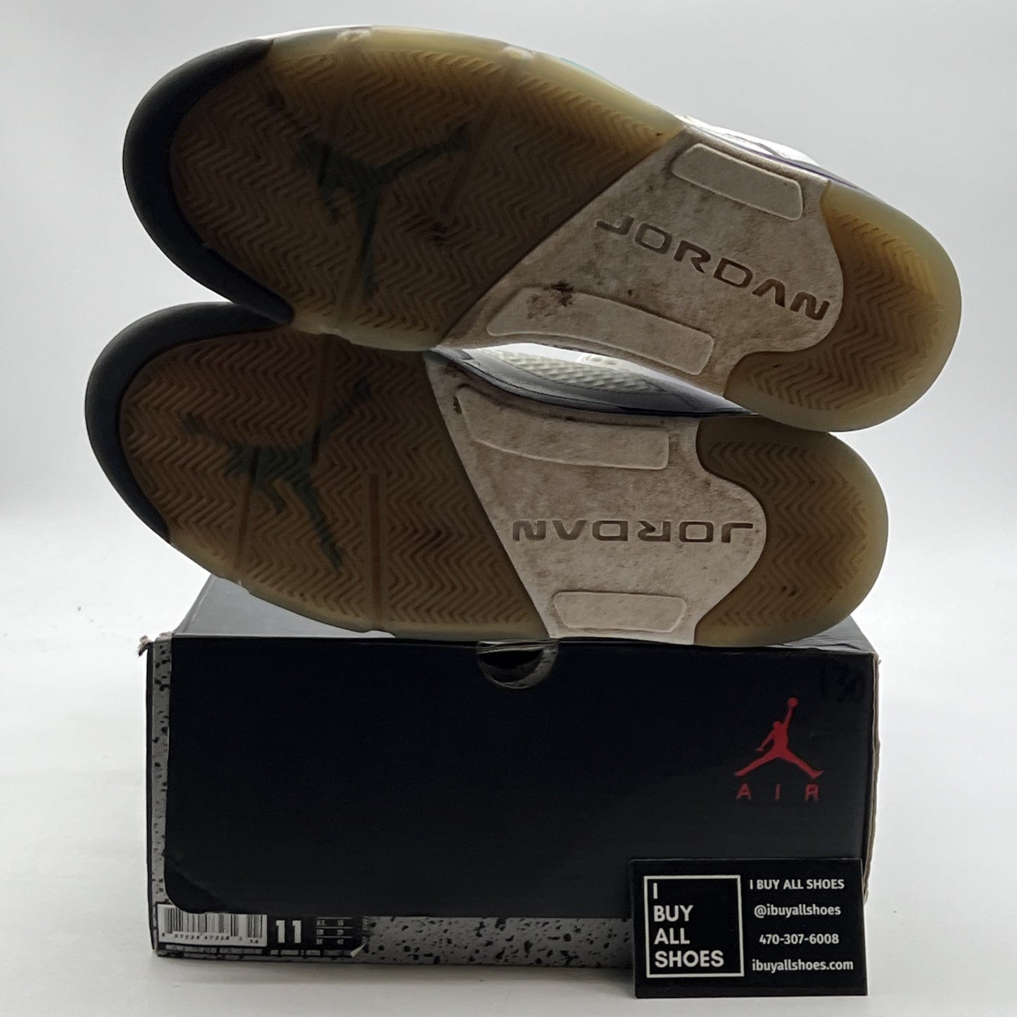 Size 11 - Air Jordan 5 Retro Grape 2013 (136027-108)
