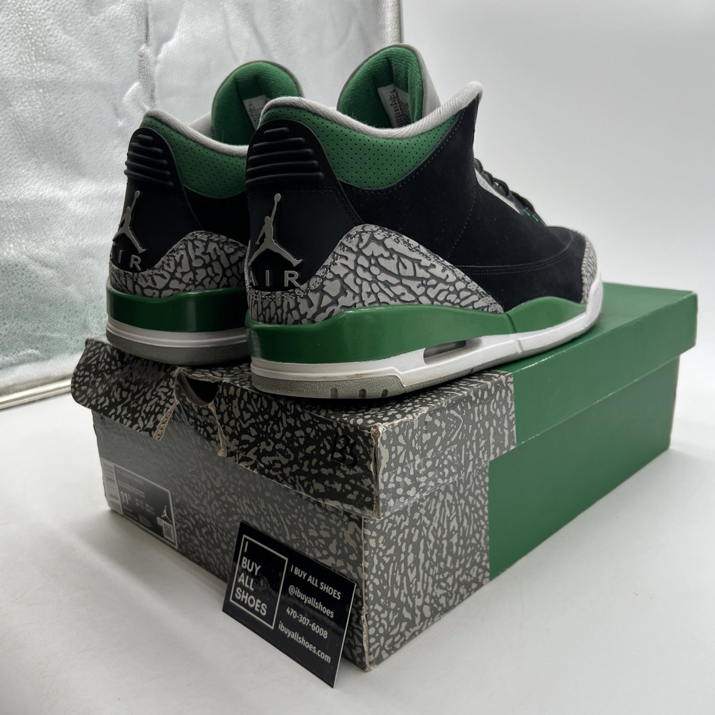 Size 11.5 - Air Jordan 3 Retro Mid Pine Green (CT8532-030)