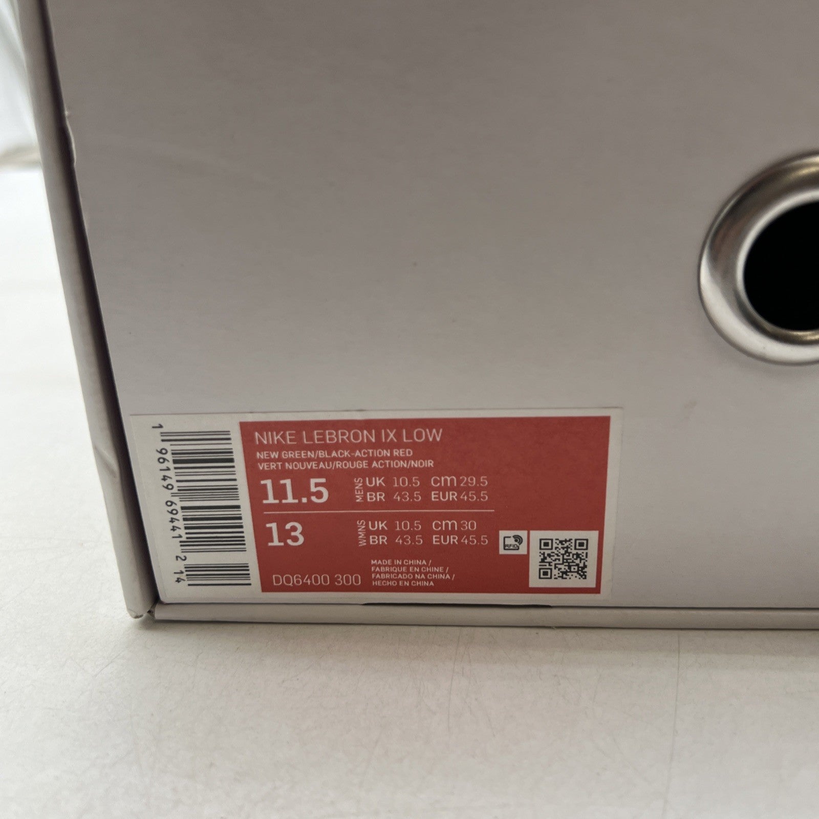 Size 11.5 - Nike LeBron 9 Low Reverse Liverpool (DQ6400-300)