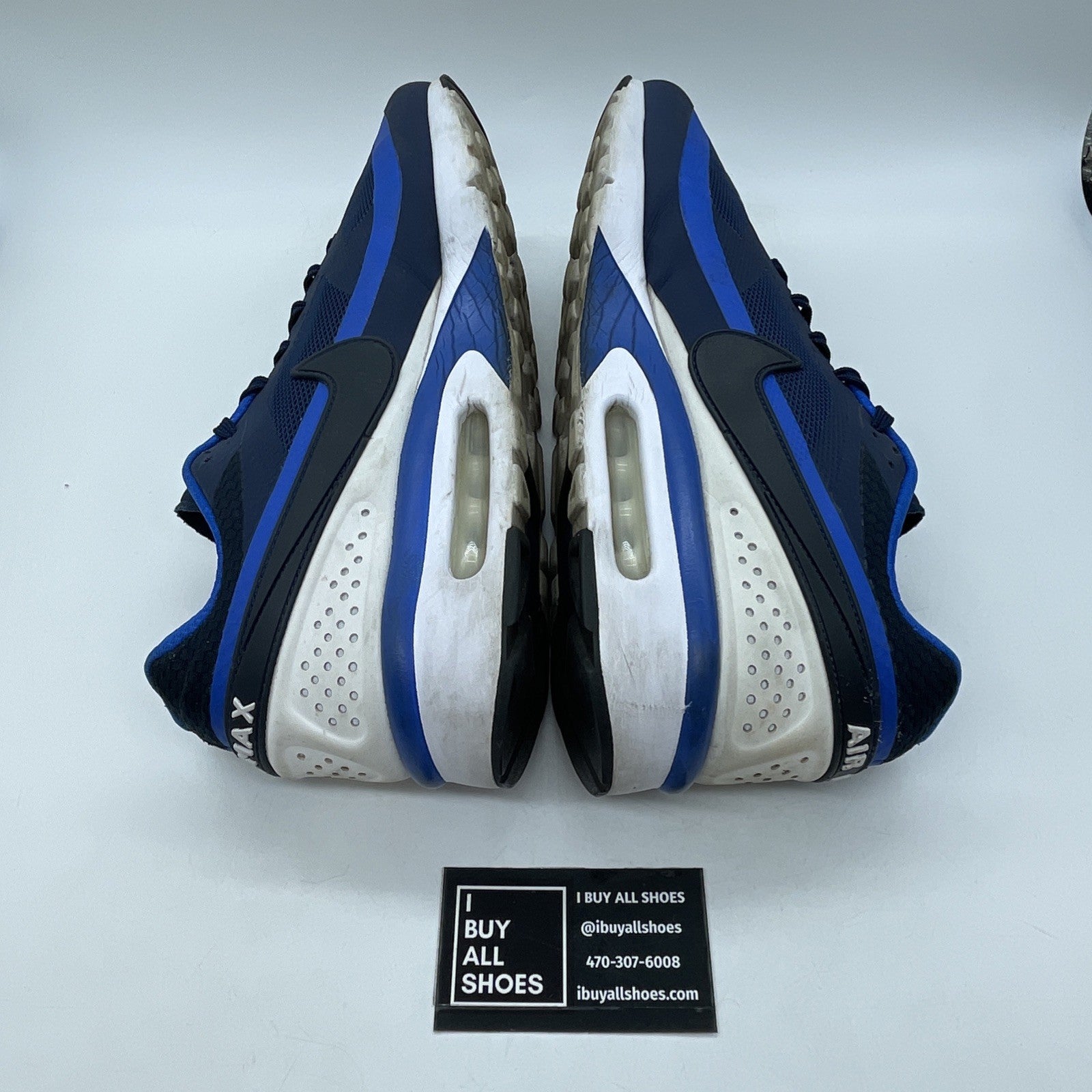 Size 13 - Nike Air Max BW Ultra Blue White 2016 Suede Leather (819475-404)