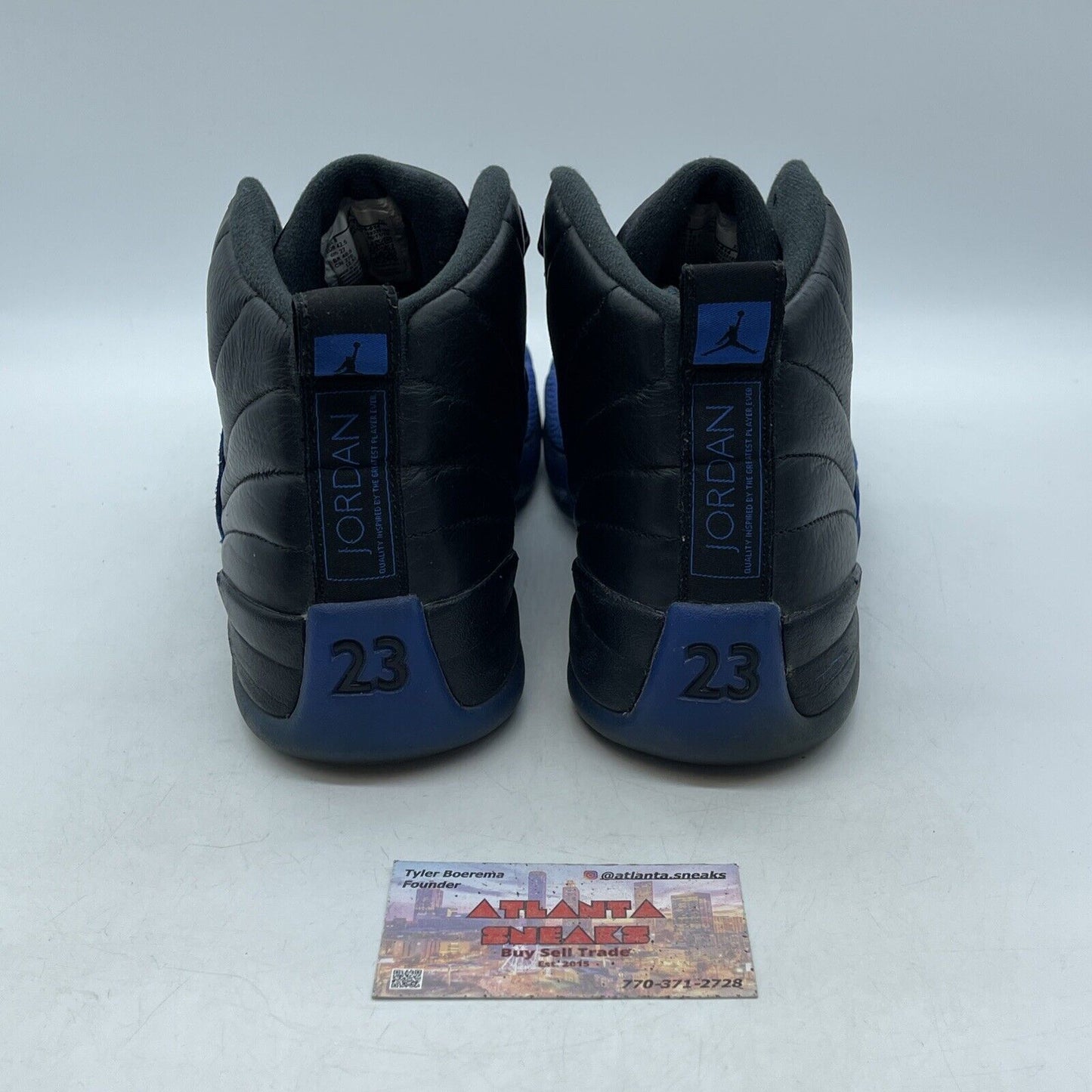 Size 9 - Air Jordan 12 Retro Game Royal Blue Black Leather Suede (130690-014)