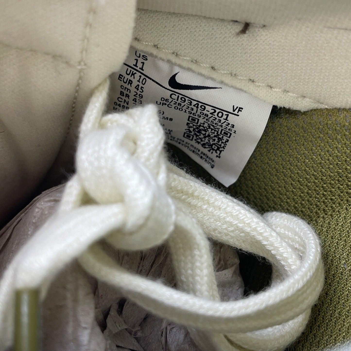 Size 11 - Nike Air Force 1 '07 Premium Low Baroque Brown white (CI9349-201)