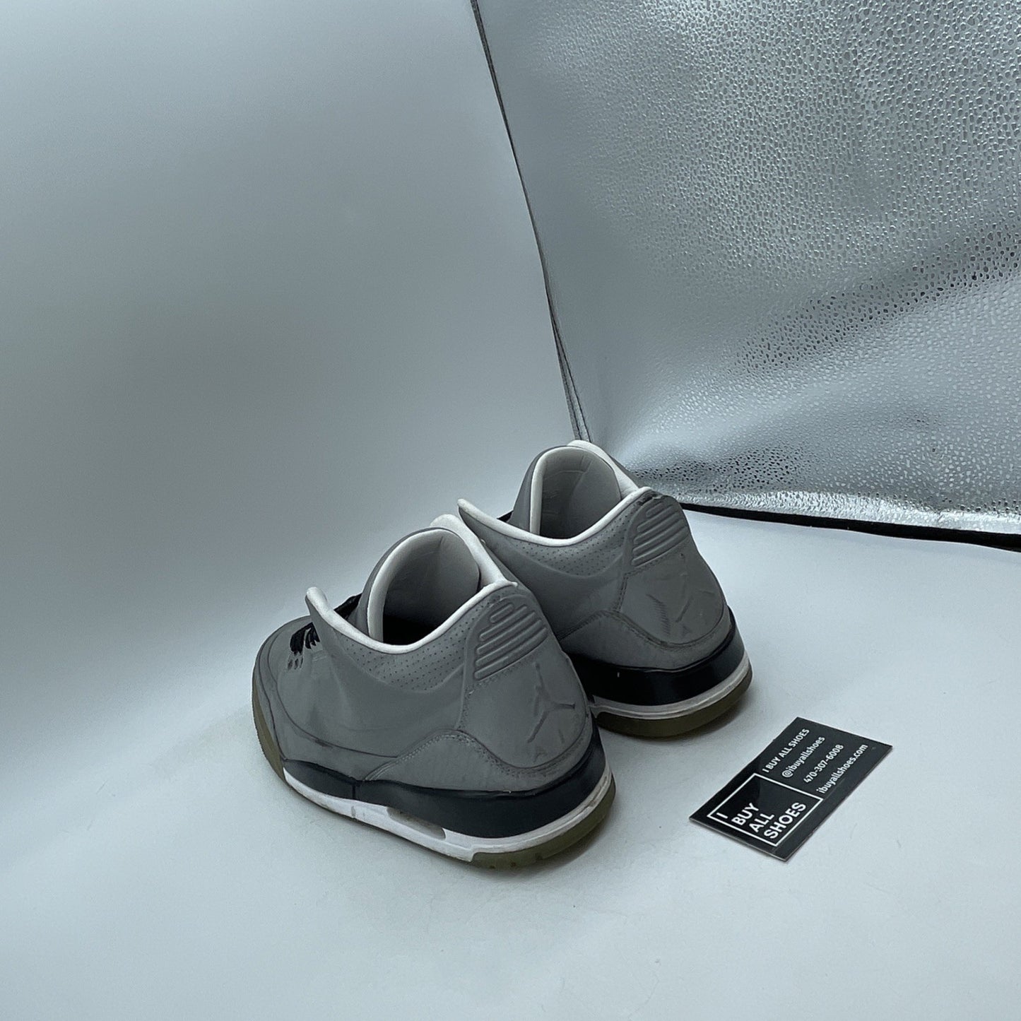 Size 8.5 - Air Jordan 3 5Lab3 Reflective Silver (631603-003)