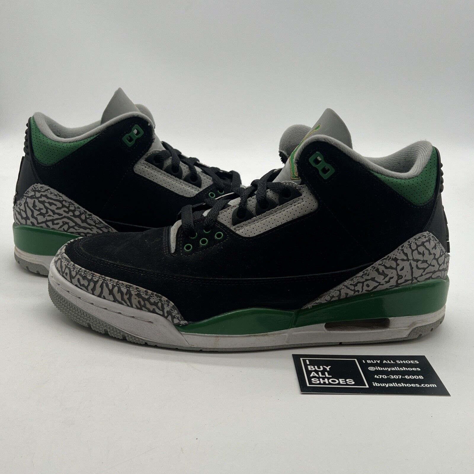 Size 9.5 - Air Jordan 3 Retro Mid Pine Green (CT8532-030)