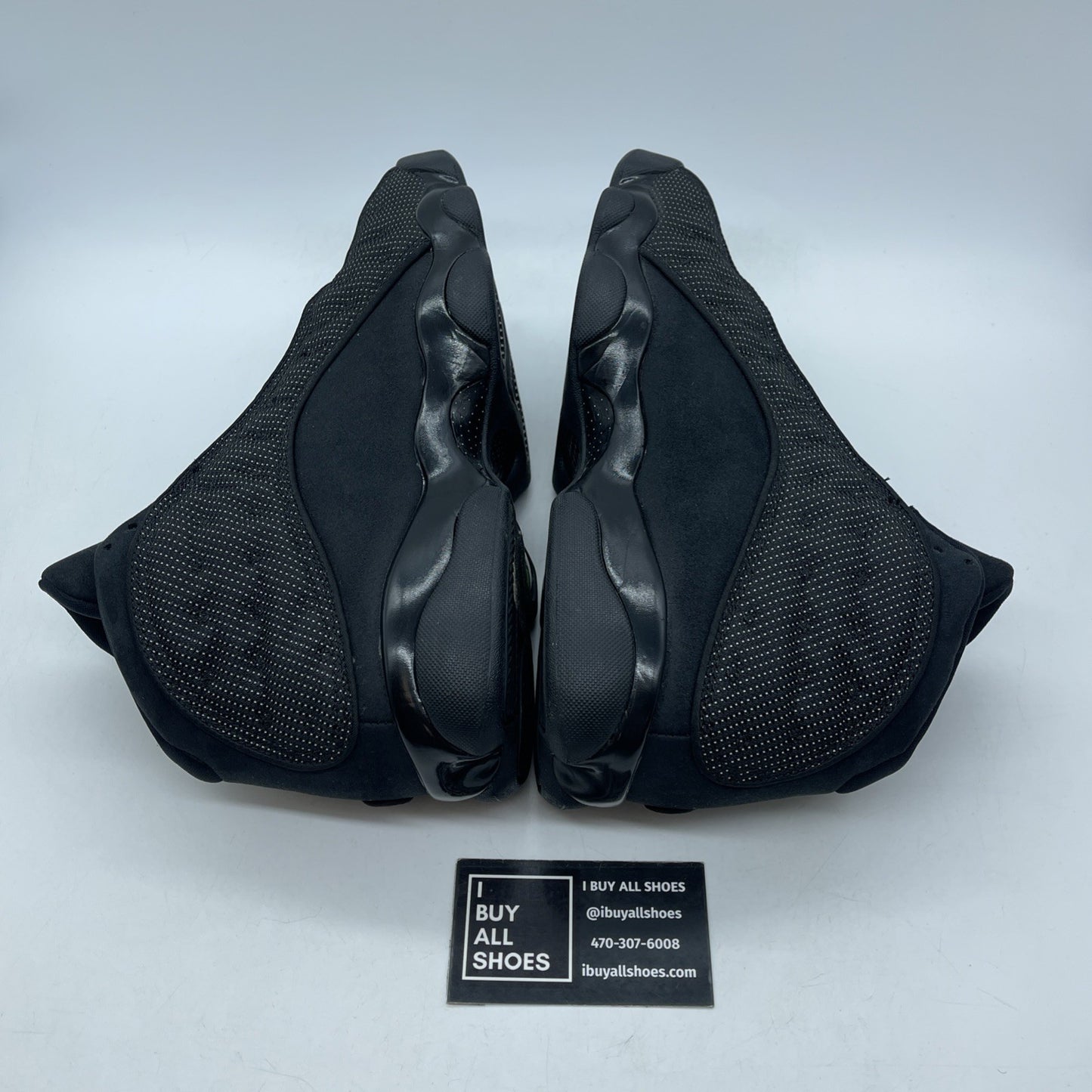 Size 9 - Air Jordan 13 Retro Black Cat White Suede (414571-011)