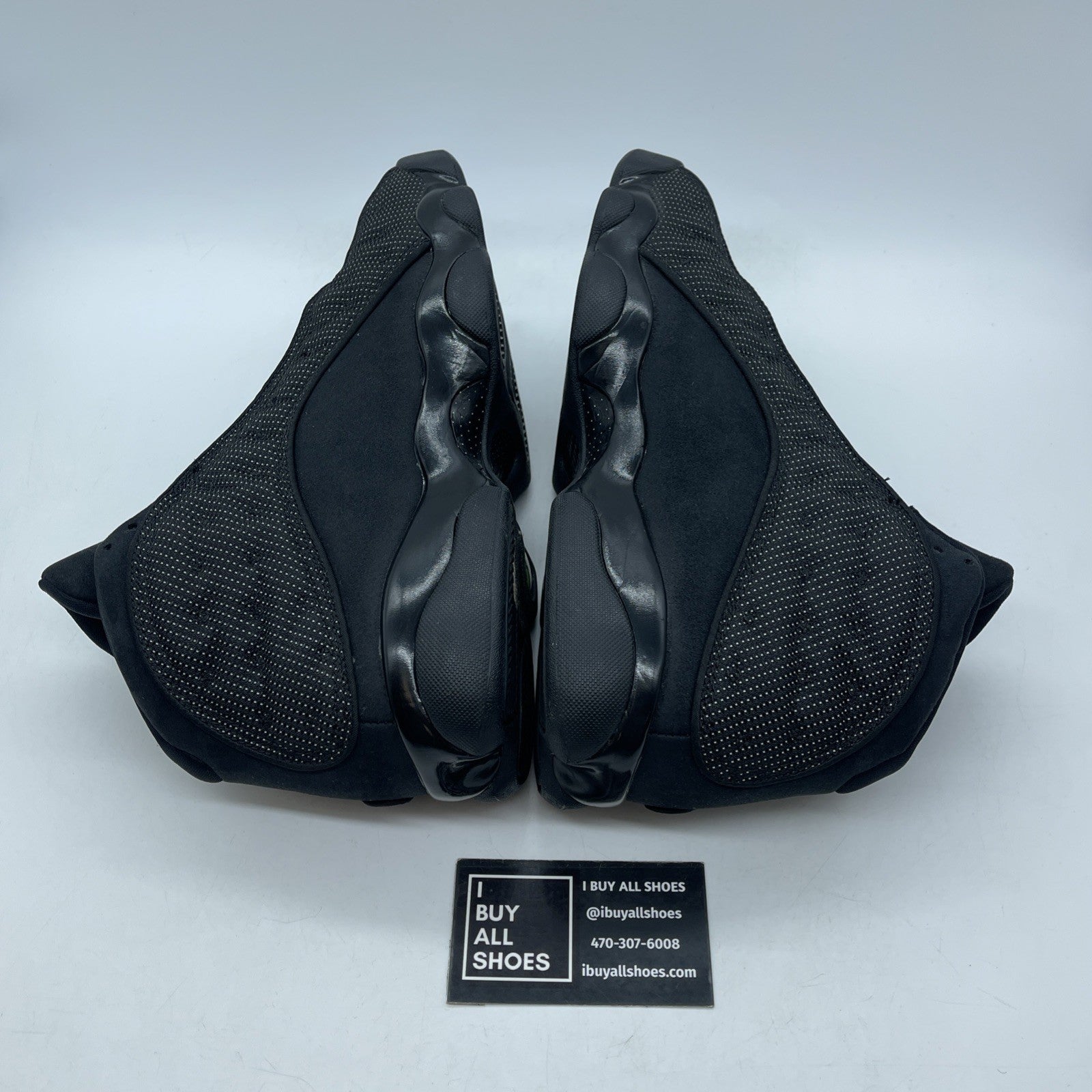 Size 9 - Air Jordan 13 Retro Black Cat White Suede (414571-011)