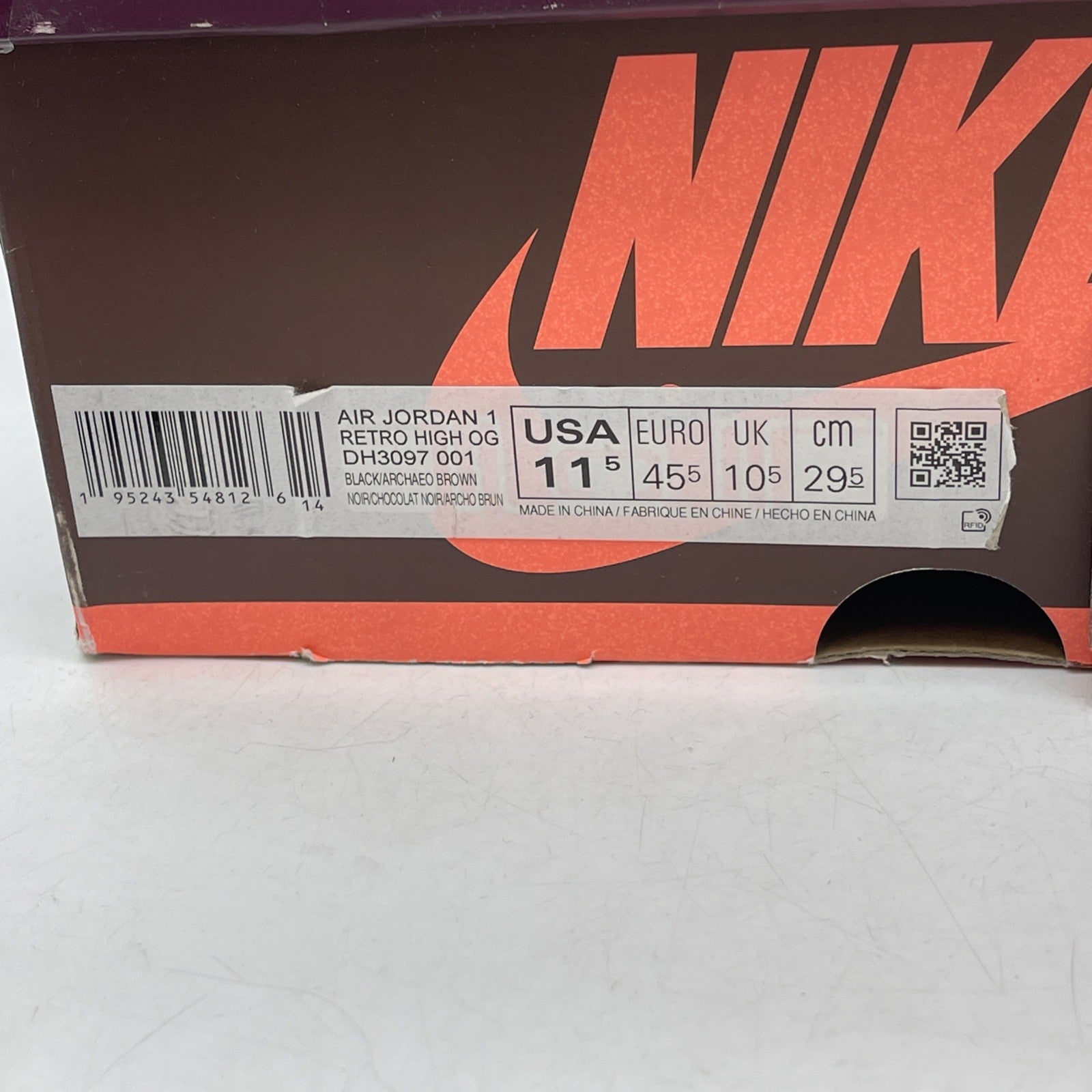 Size 11.5 - Air Jordan 1 High OG Crafted 2021 (DH3097-001)