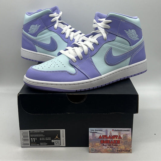 Size 11.5 - Jordan 1 Mid Purple Brand New Og All