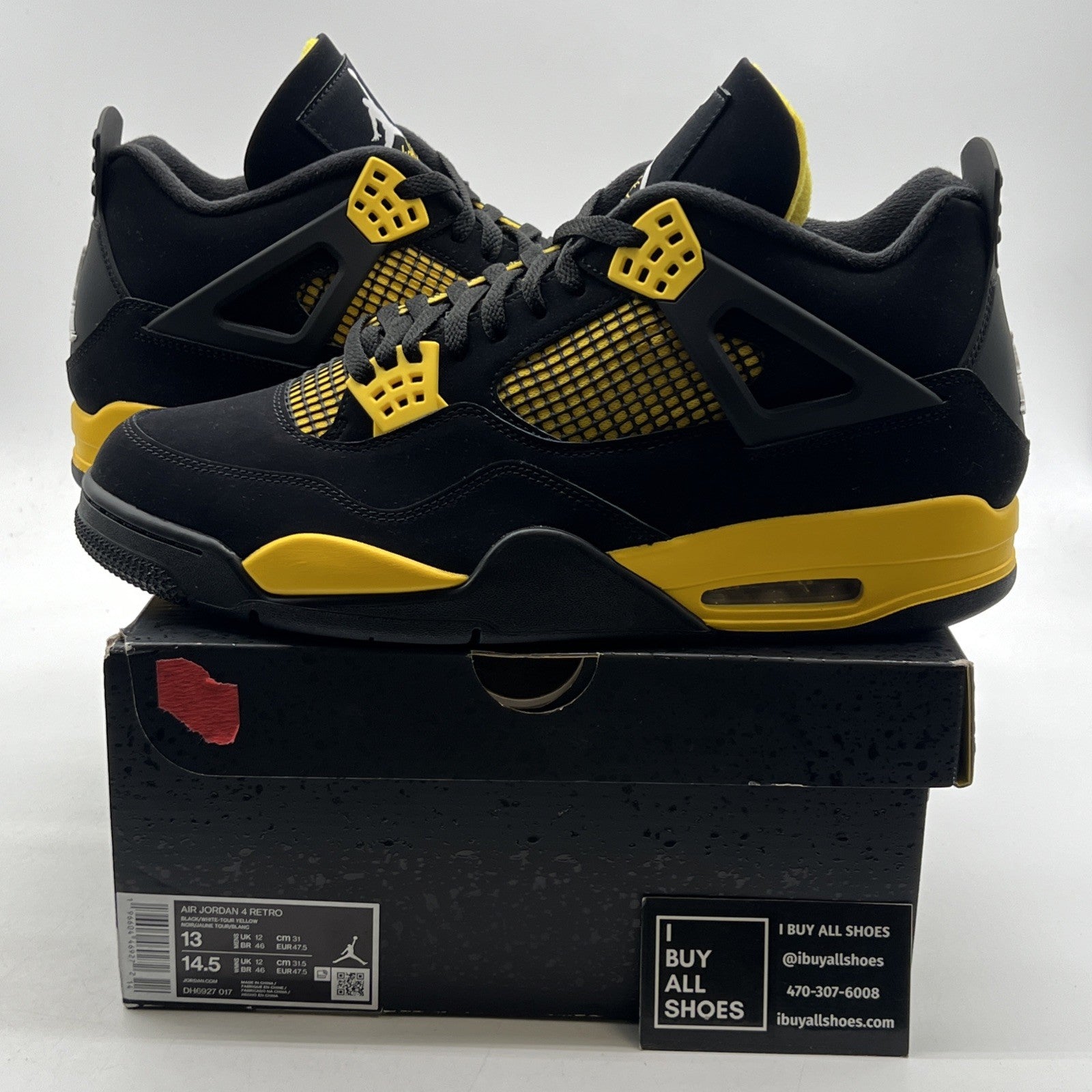 Size 13 - Air Jordan 4 Retro Mid Thunder (DH6927-017)