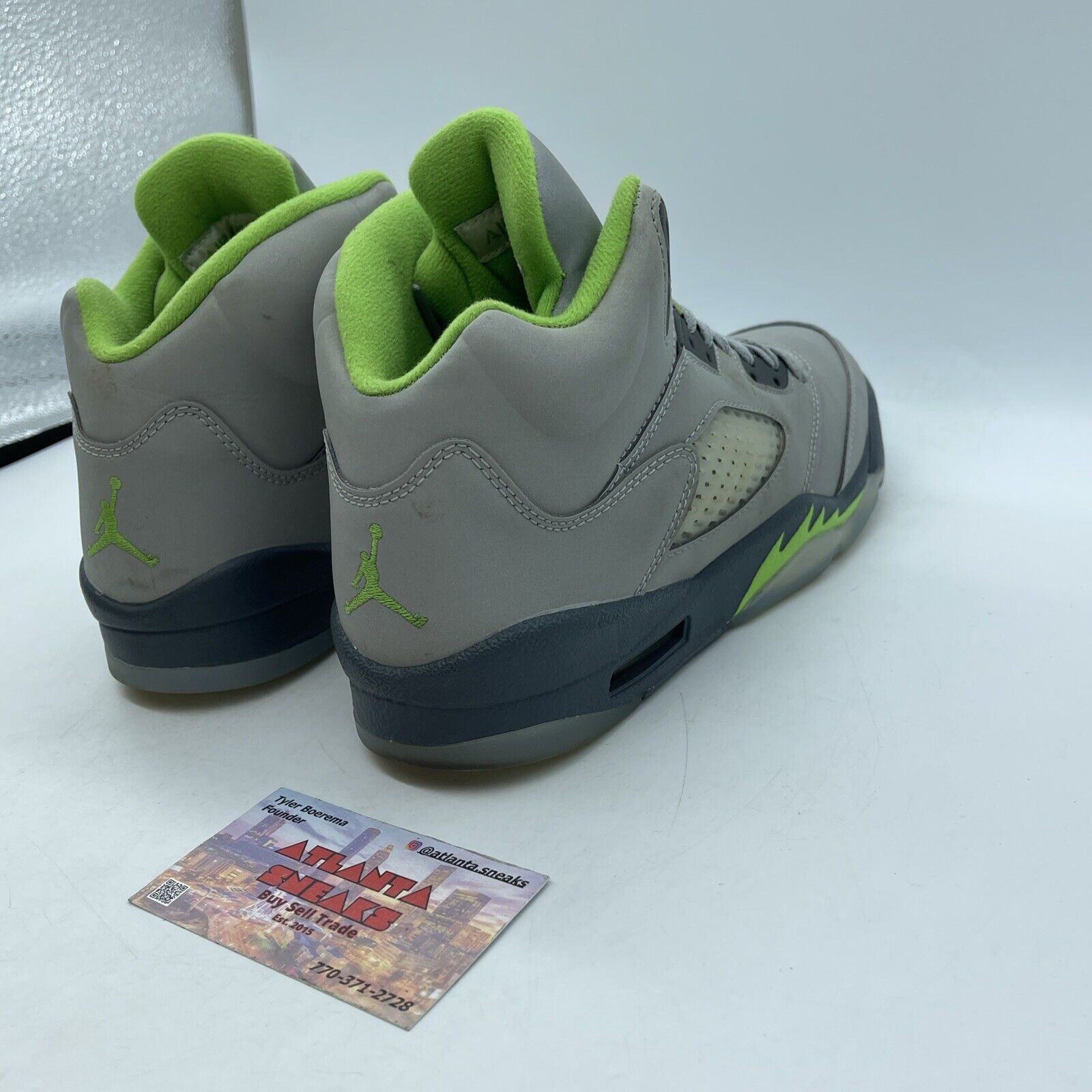 Size 6 (GS) - Jordan 5 Retro 2022 Mid Green Bean Grey (DQ3734-003)