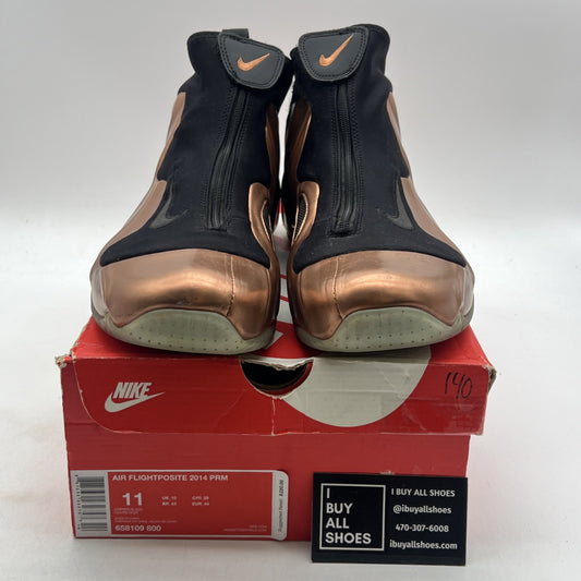 Size 11 - Nike Air Flightposite 2014 Prm Copper (658109-800)