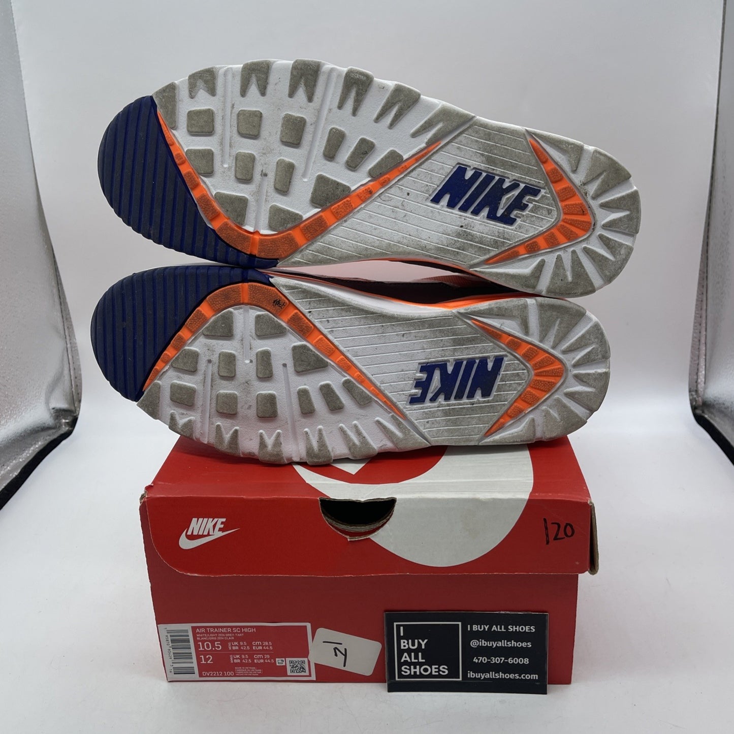 Size 10.5 - Nike Air Trainer SC High Auburn (DV2212-100)