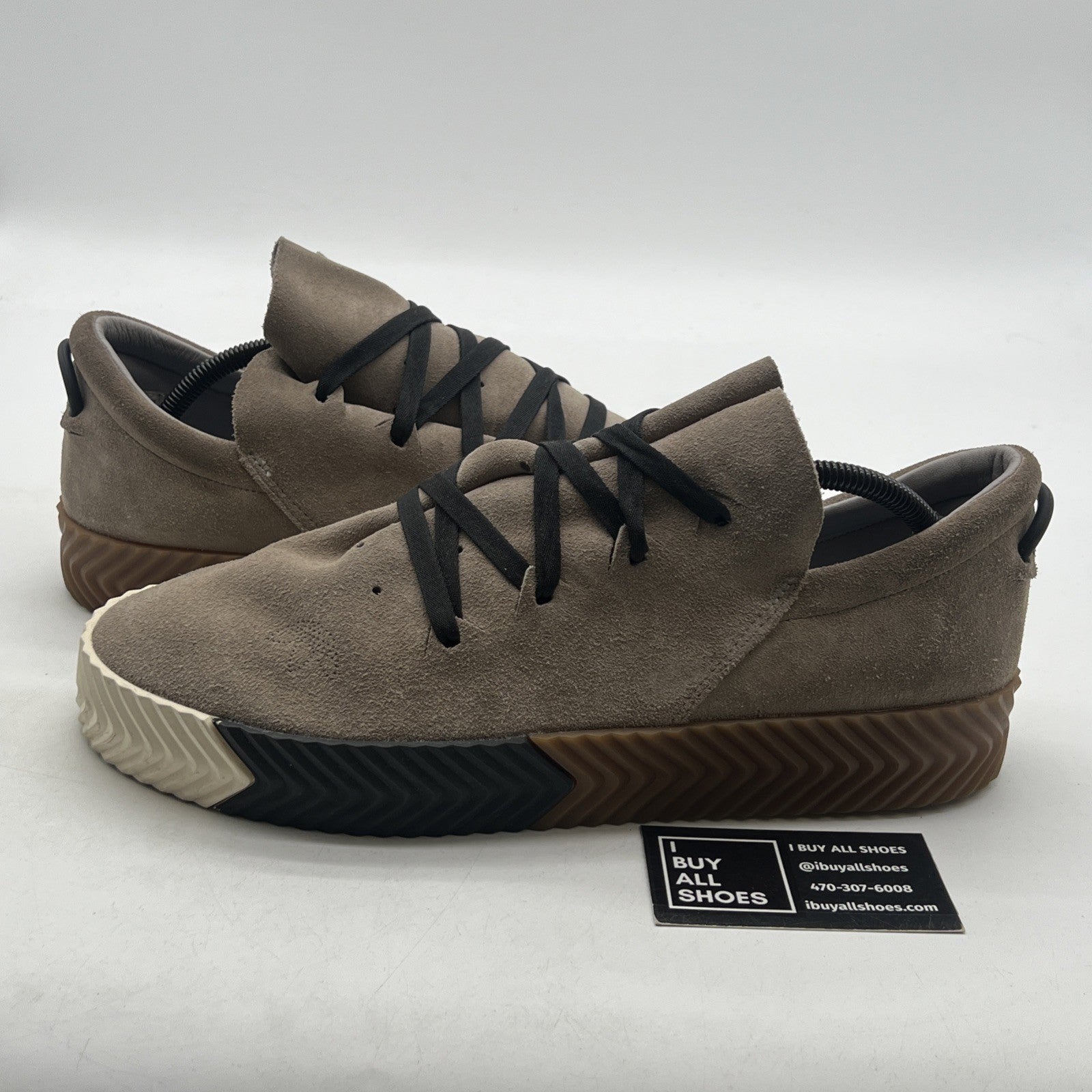 Size 12 - adidas Alexander Wang x AW Skate Light Grey (BY8910)