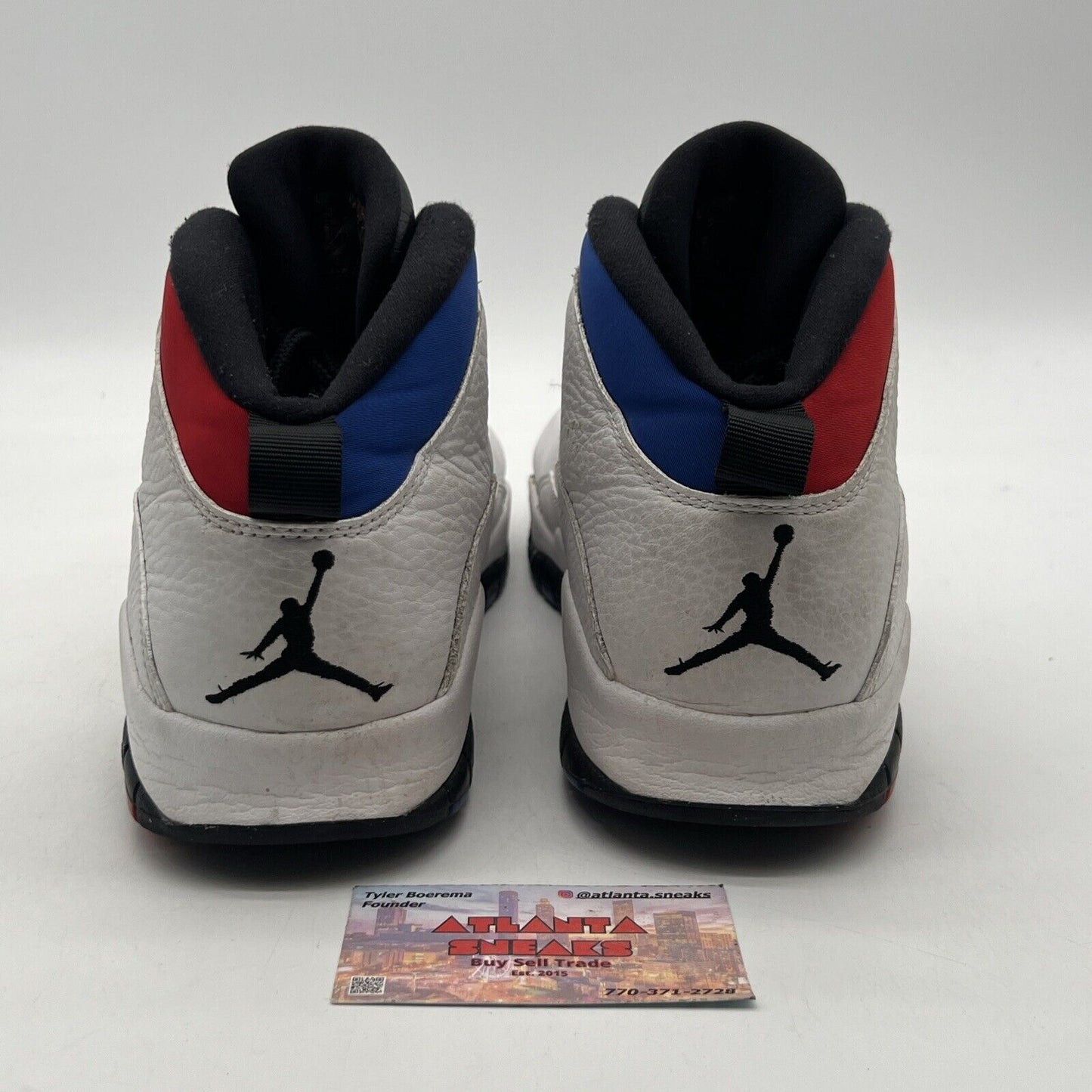 Size 12 - Air Jordan 10 Westbrook Class of 2006 Black White Red Blue 310805-160