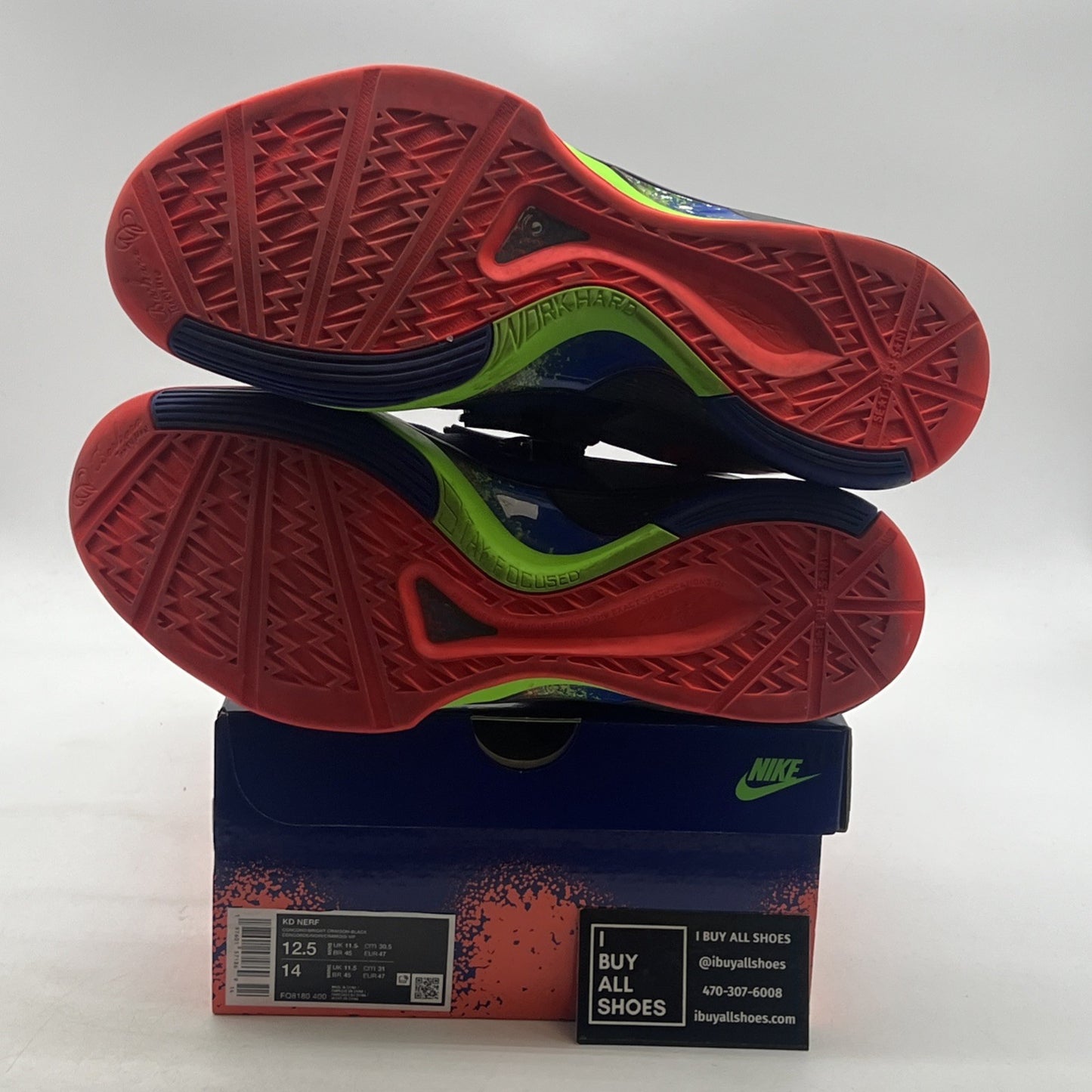 Size 12.5 - Nike Zoom KD 4 2024 Nerf (FQ8180-400)