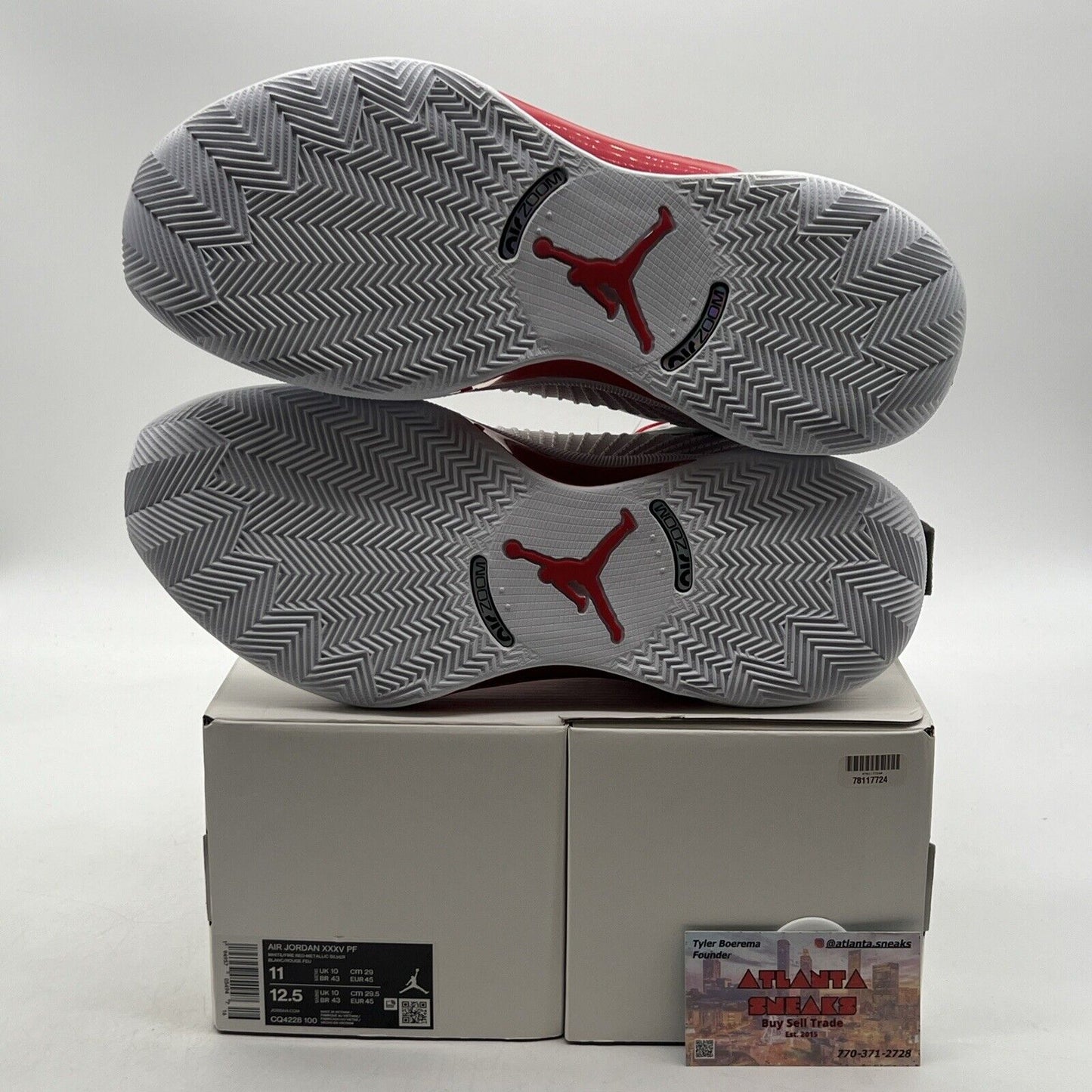 Size 11 - Air Jordan 35 PF Fire Red Alternate Leather (CQ4228-100)