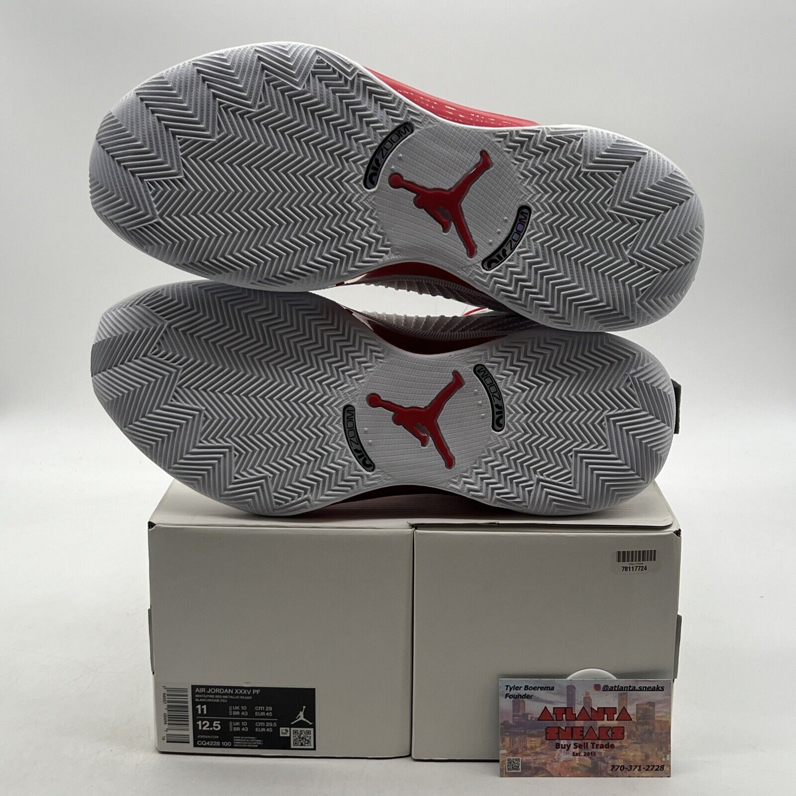 Size 11 - Air Jordan 35 PF Fire Red Alternate Leather (CQ4228-100)