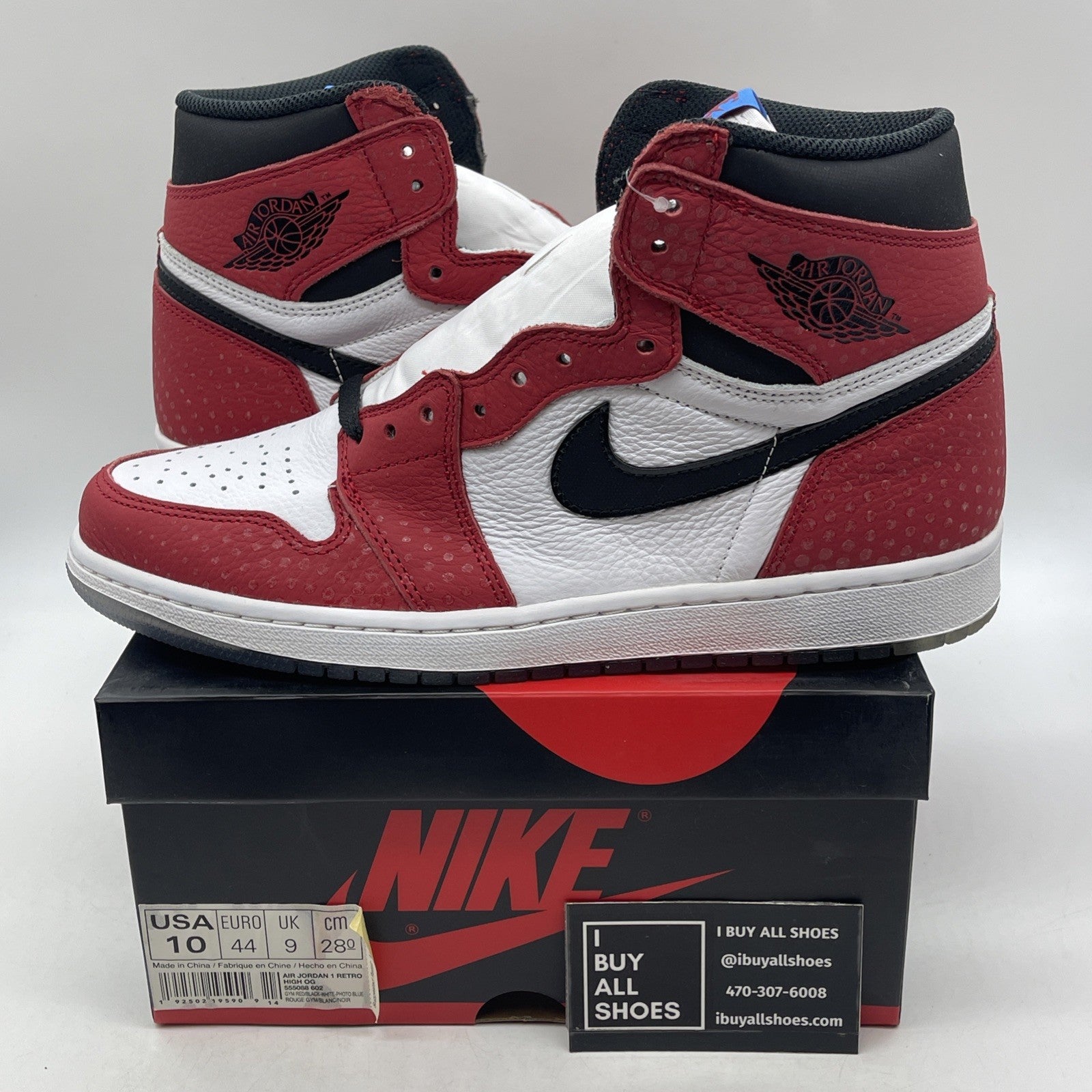 Size 10 - Air Jordan 1 Retro OG Special Box x Marvel High Origin Story