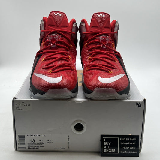 Size 13 - Nike LeBron 12 Elite Team (724559-618)