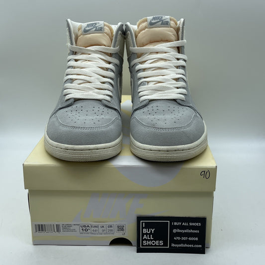 Size 10.5 - Air Jordan 1 Retro OG Craft High Ivory Grey Suede (FD8636-011)