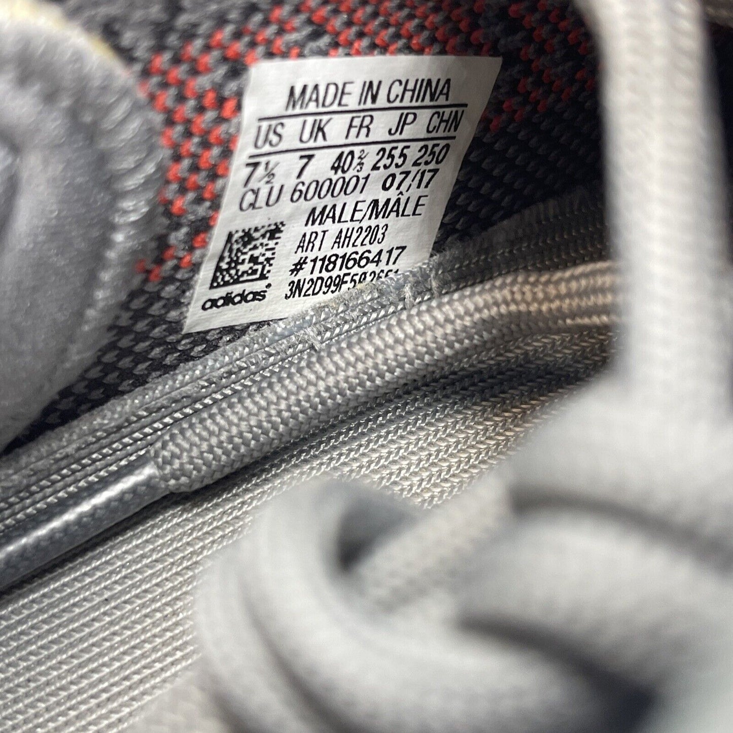 Size 7.5 - adidas Yeezy Boost 350 V2 Low Beluga 2.0 Grey Red Suede (AH2203)