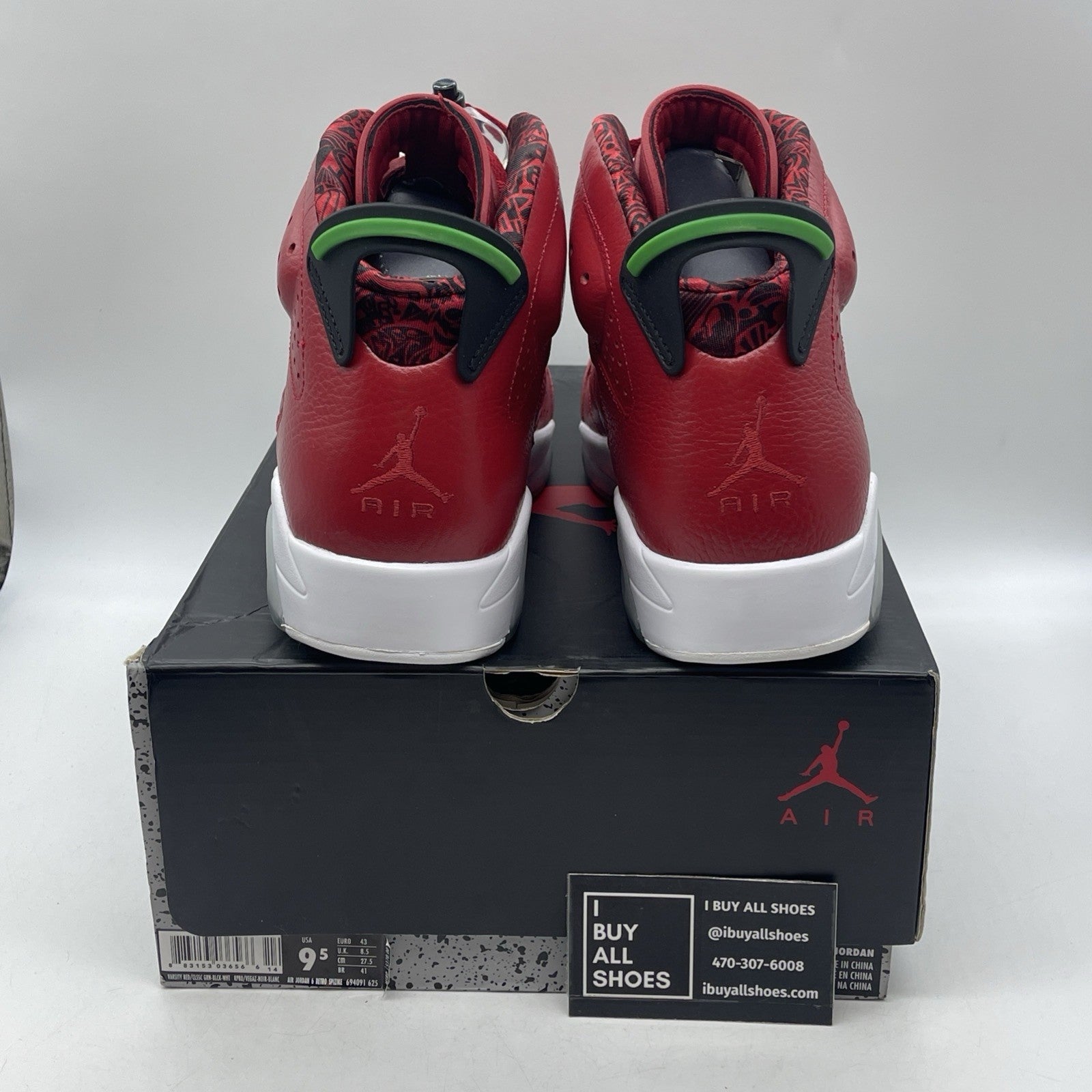 Size 9.5 - Air Jordan 6 Spizike History of Jordan