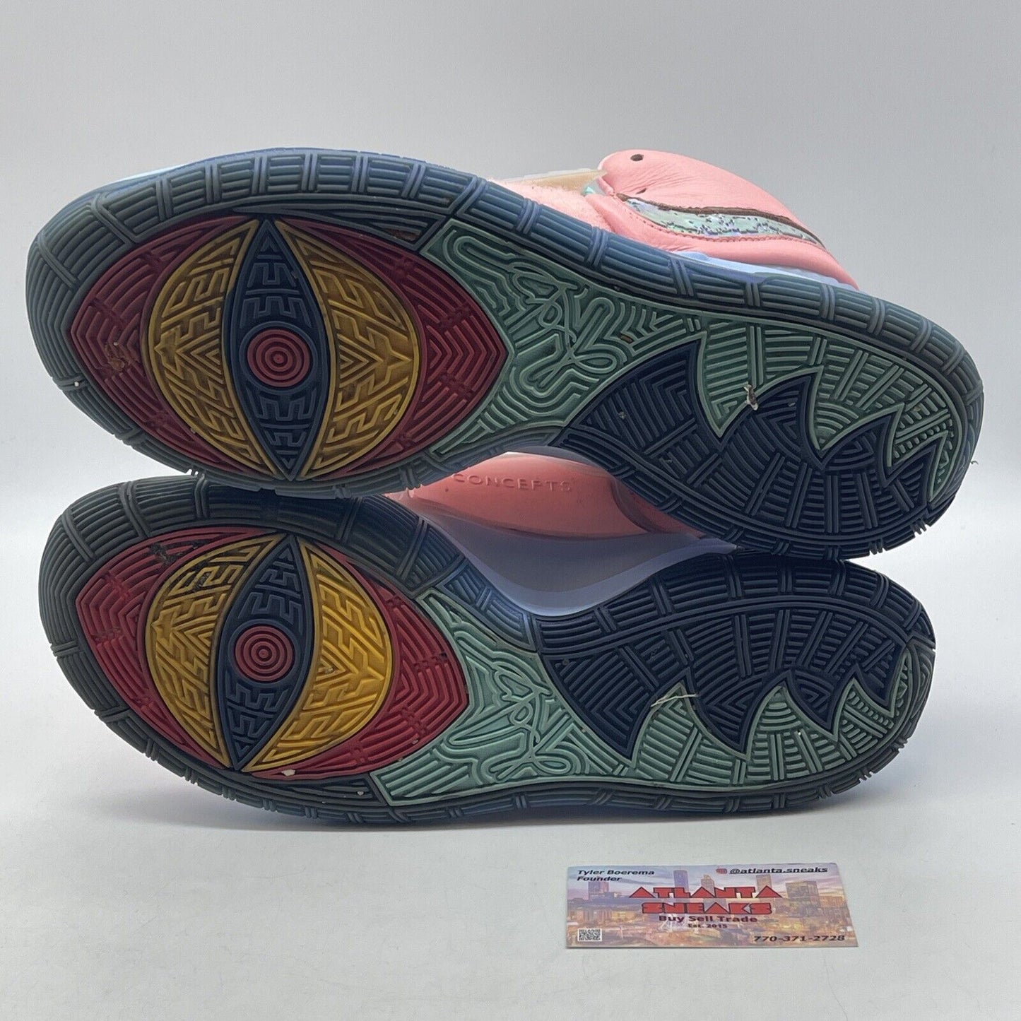 Size 11.5 - Nike Concepts x Kyrie 6 Khepri Blue Pink (CU8879-600)