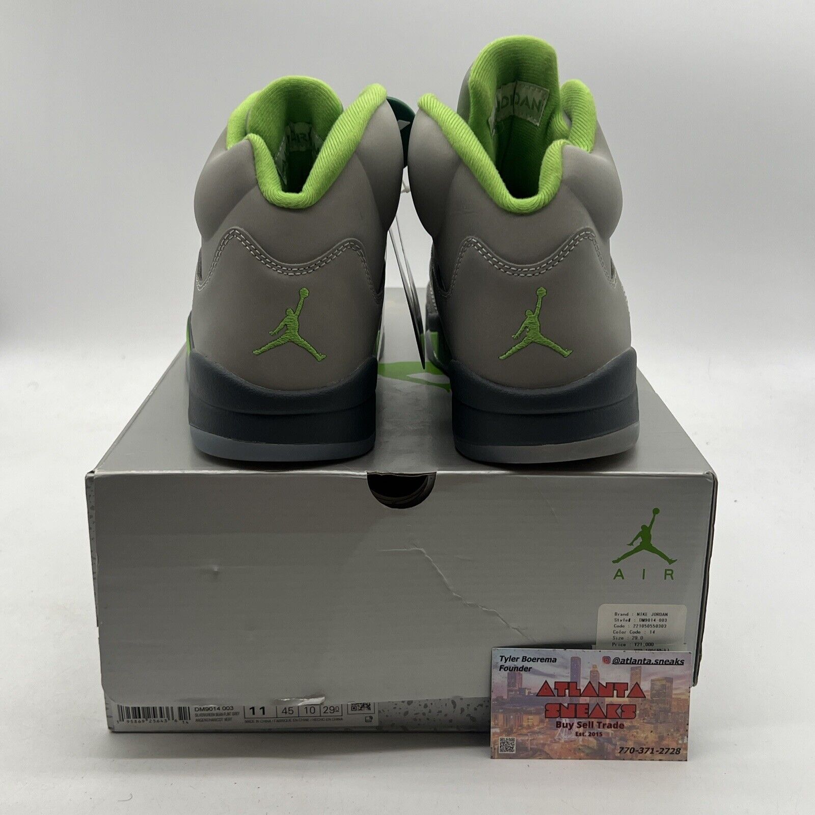 Size 11 - Air Jordan 5 Retro Green Bean (DM9014-003)