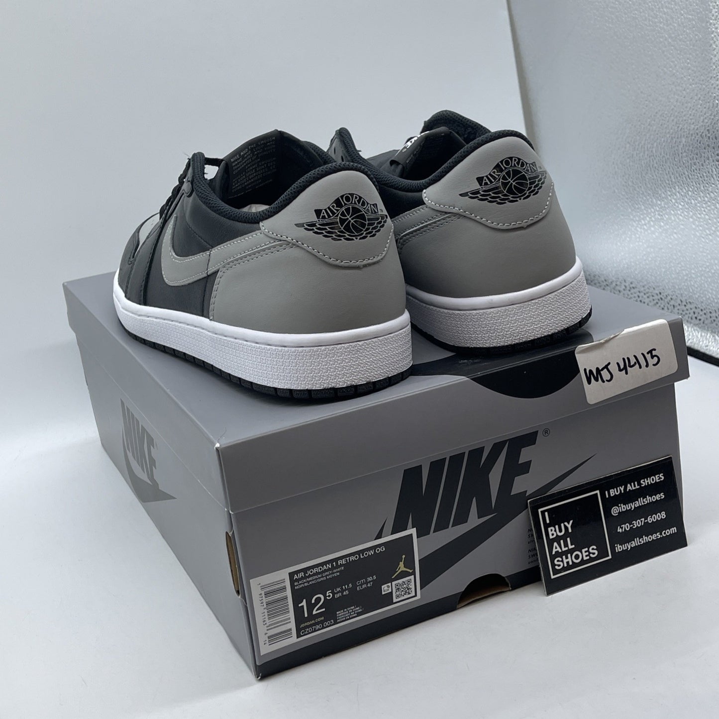 Size 12.5 - Air Jordan 1 Retro OG 2024 Low Shadow Leather (CZ0790-003)