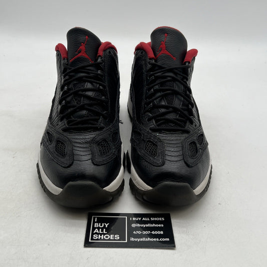 Size 9 - Air Jordan 11 Retro IE 2011 Low Black Charcoal Red (306008-001)