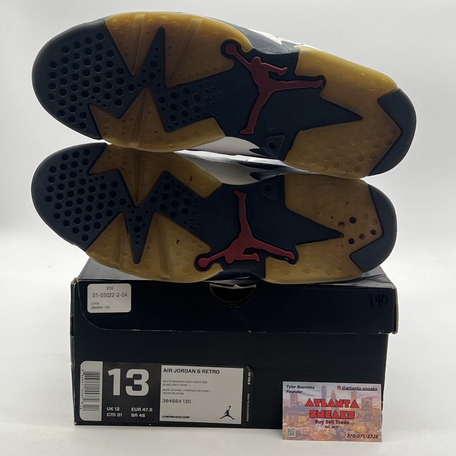 Size 13 - Air Jordan 6 Retro 2012 Olympic (384664-130)